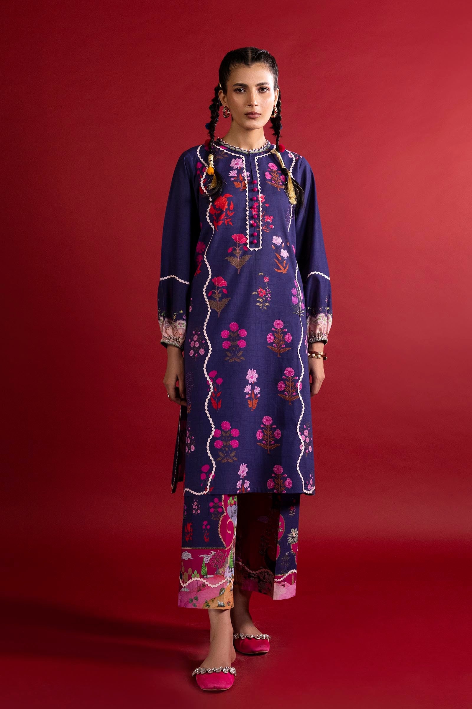 Unstitched 2 Piece Lawn Suit