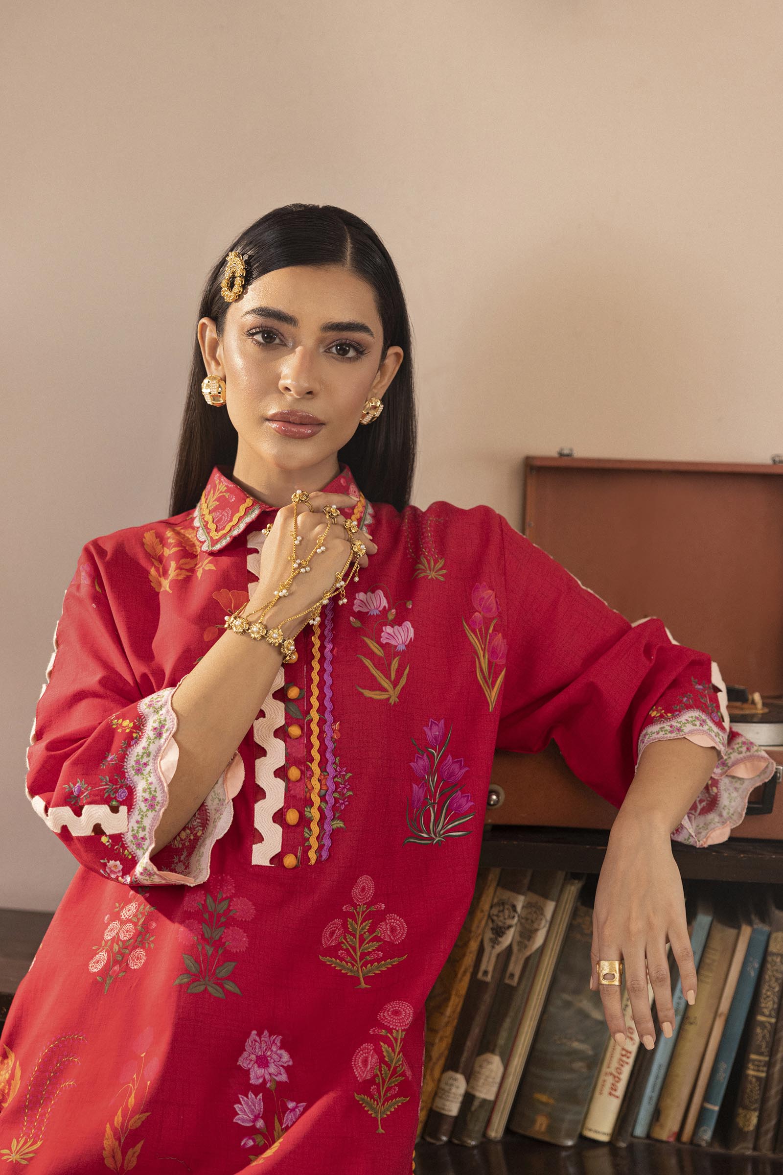 Unstitched 2 Piece Lawn Suit