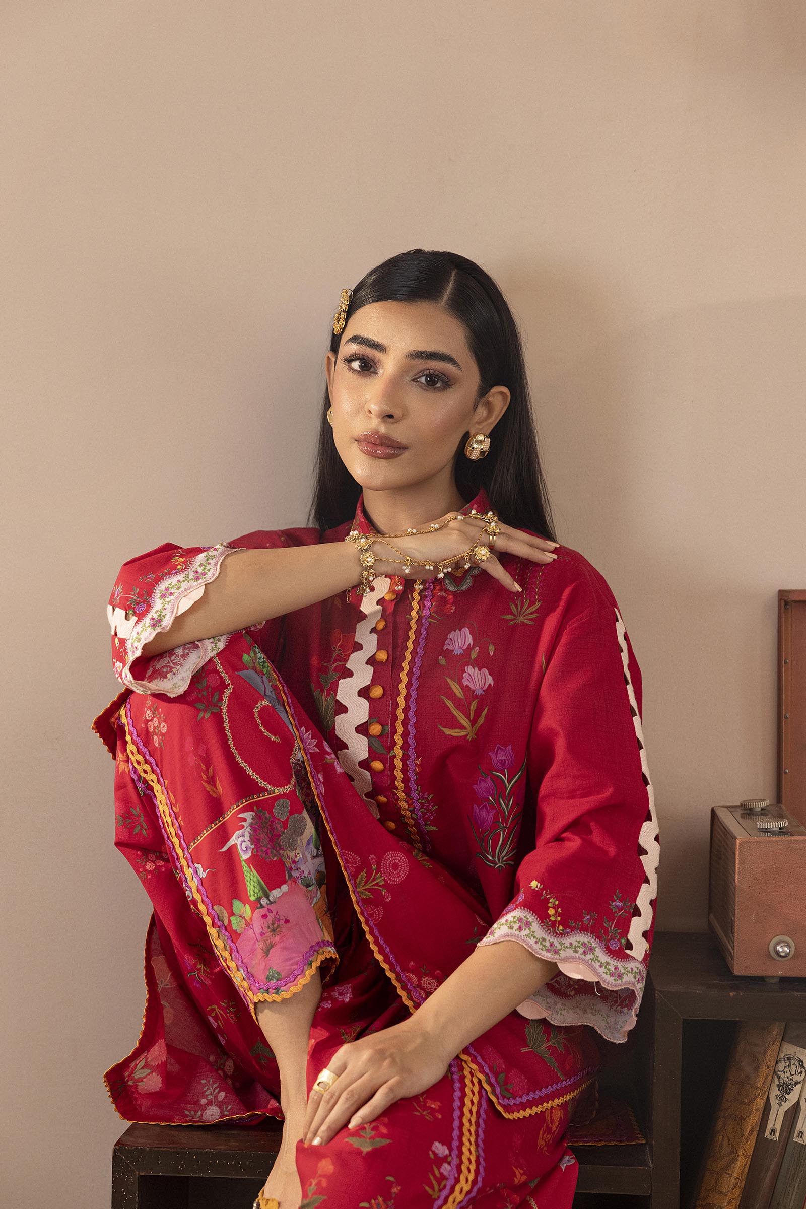 Unstitched 2 Piece Lawn Suit