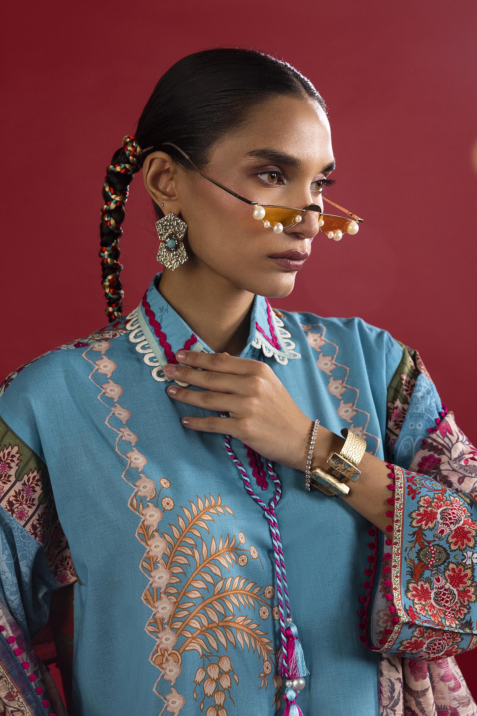 Unstitched 3 Piece Lawn Suit