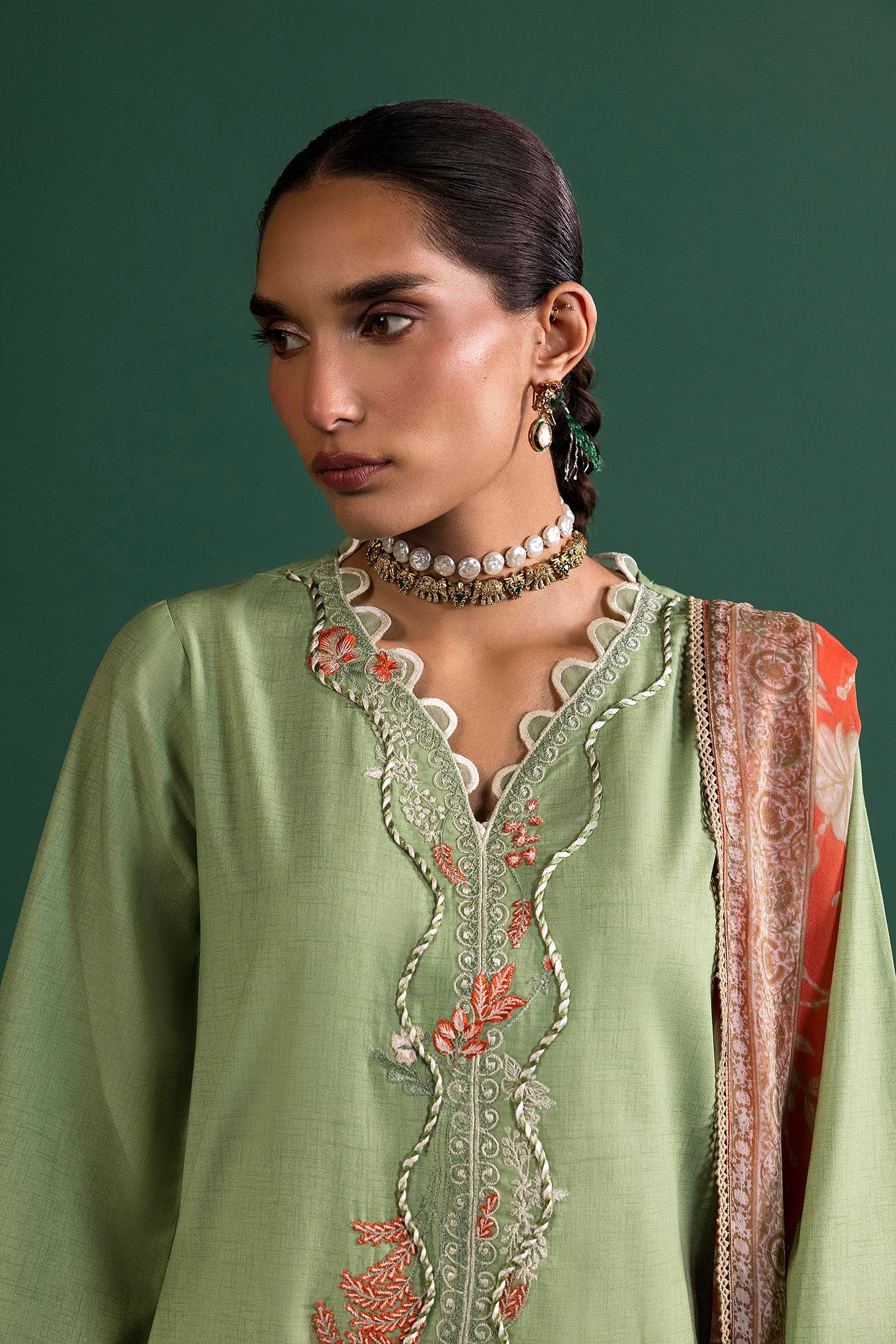 Unstitched 3 Piece Lawn Suit