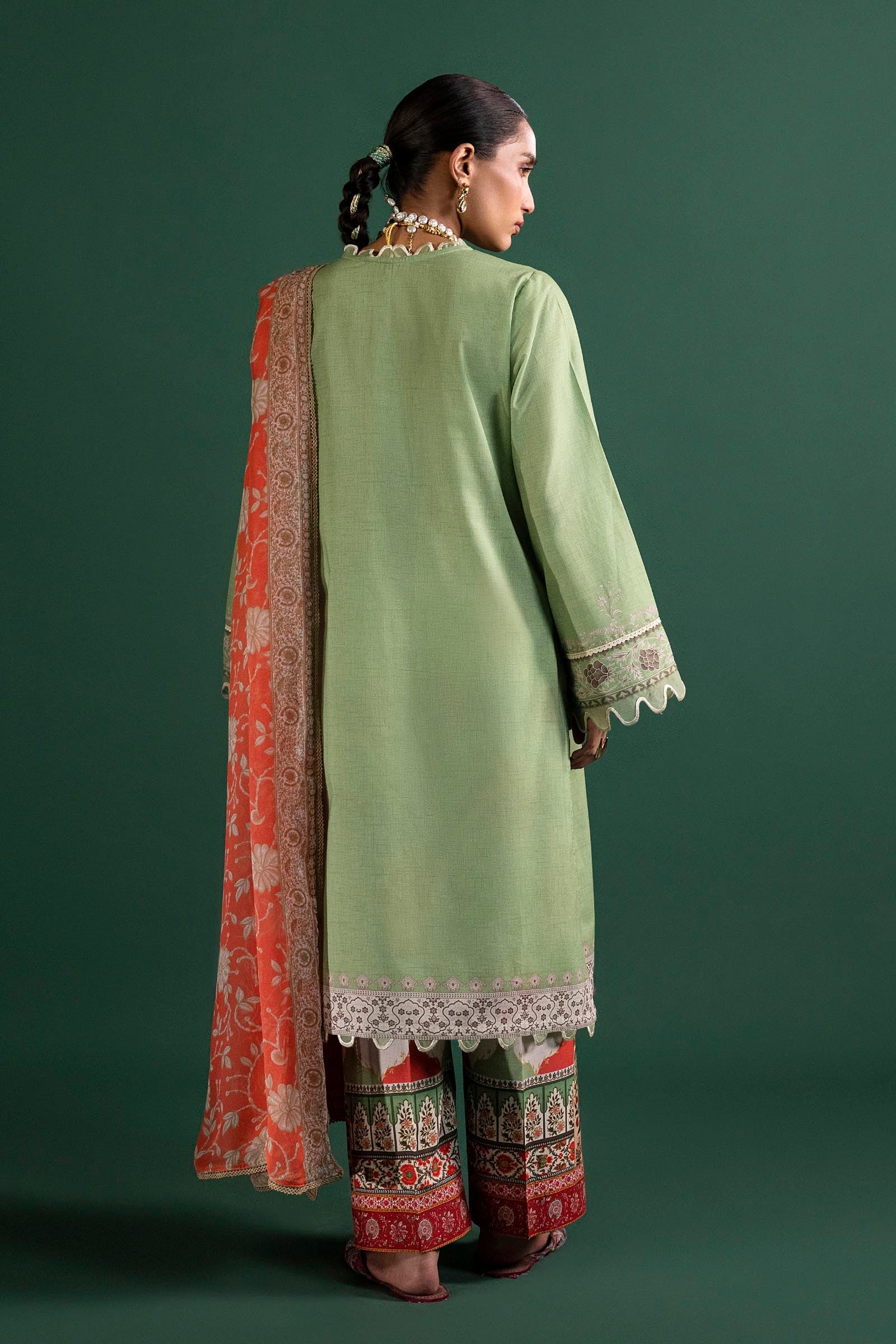 Unstitched 3 Piece Lawn Suit