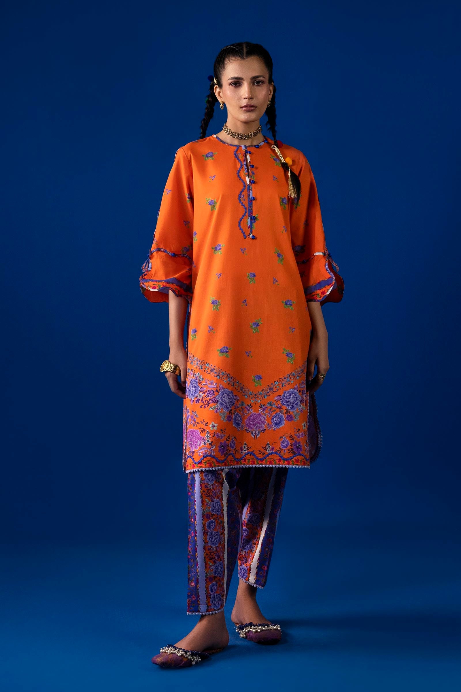 Unstitched 2 Piece Lawn Suit