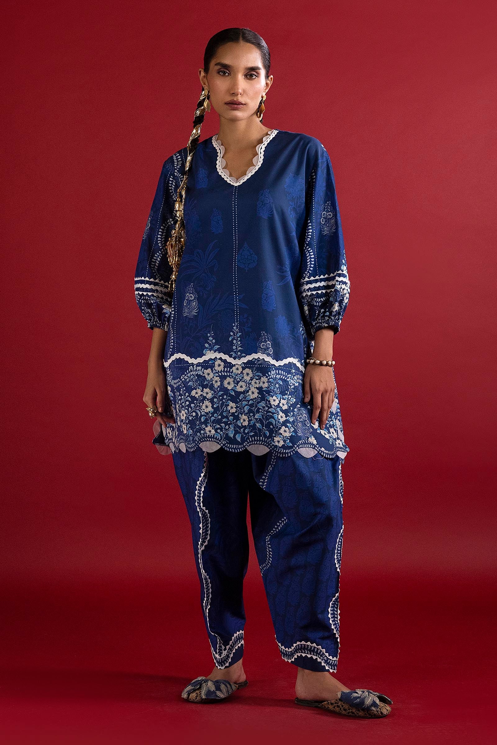 Unstitched 2 Piece Lawn Suit
