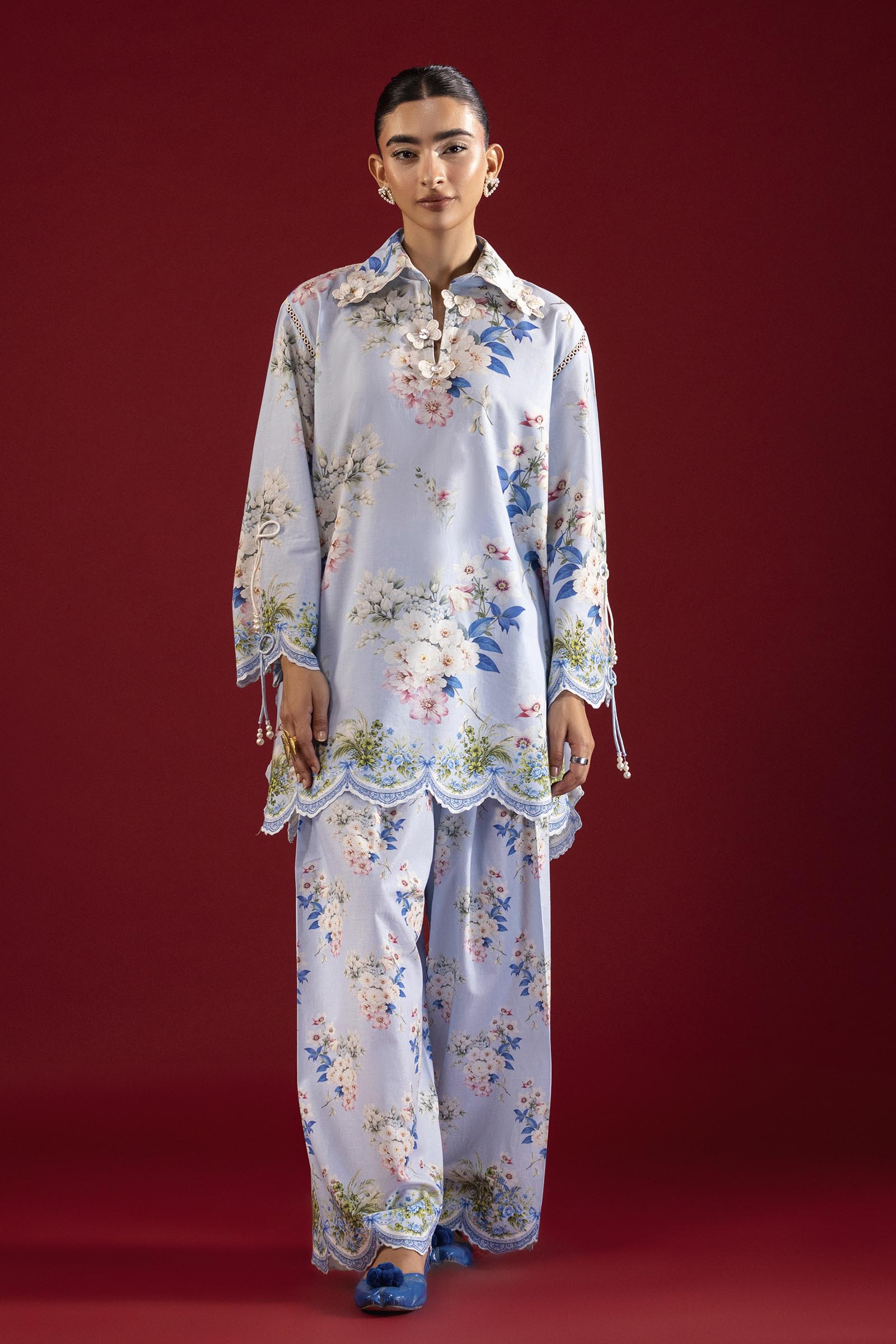 Unstitched Printed 2 Piece Lawn Suit