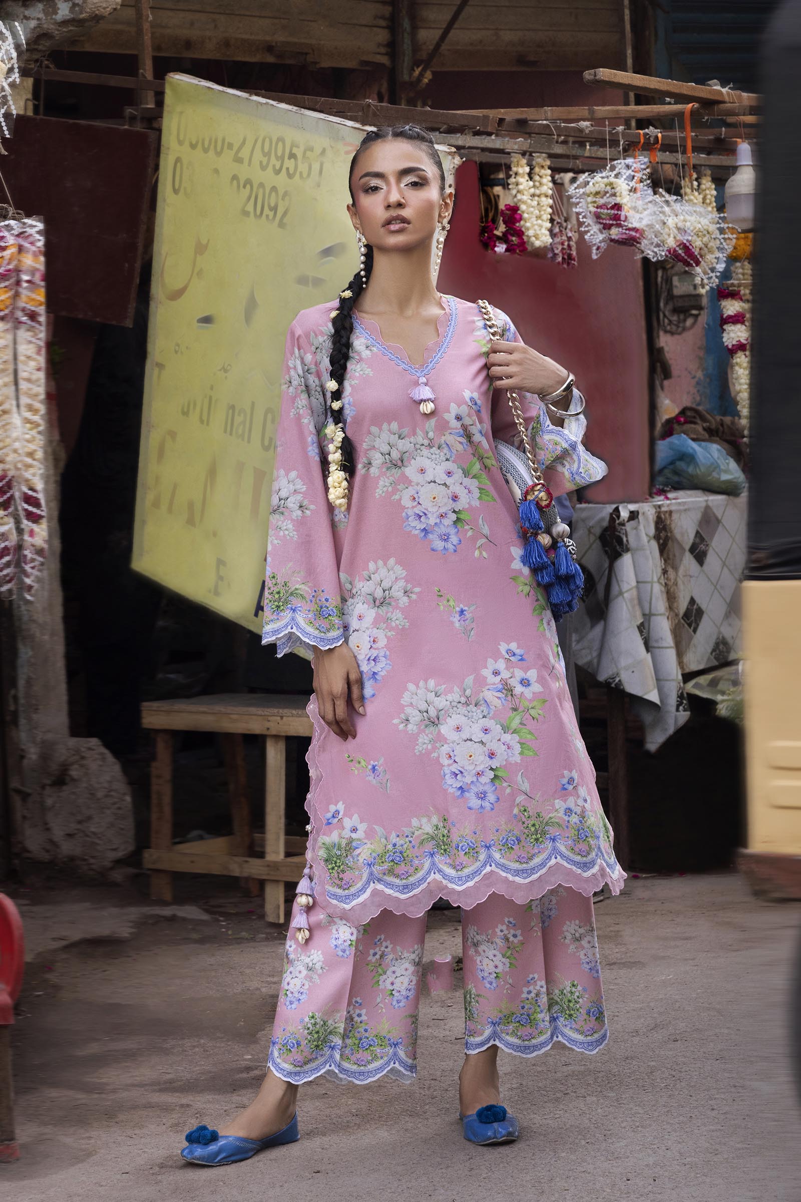 Unstitched Printed 2 Piece Lawn Suit
