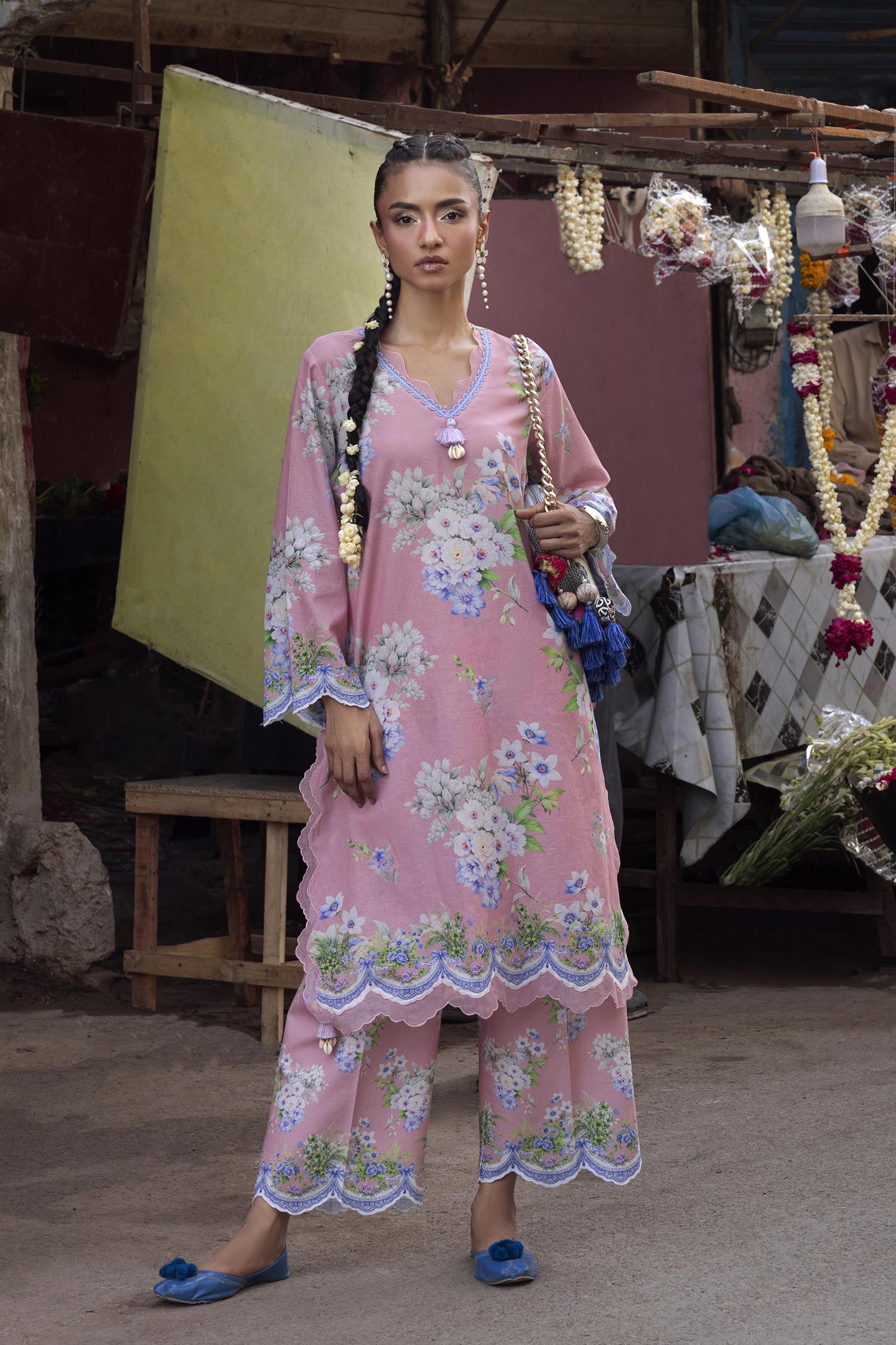 Unstitched Printed 2 Piece Lawn Suit