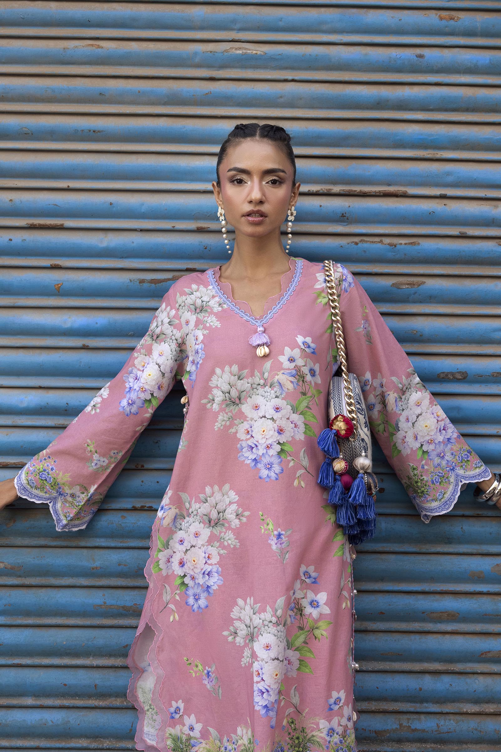 Unstitched Printed 2 Piece Lawn Suit