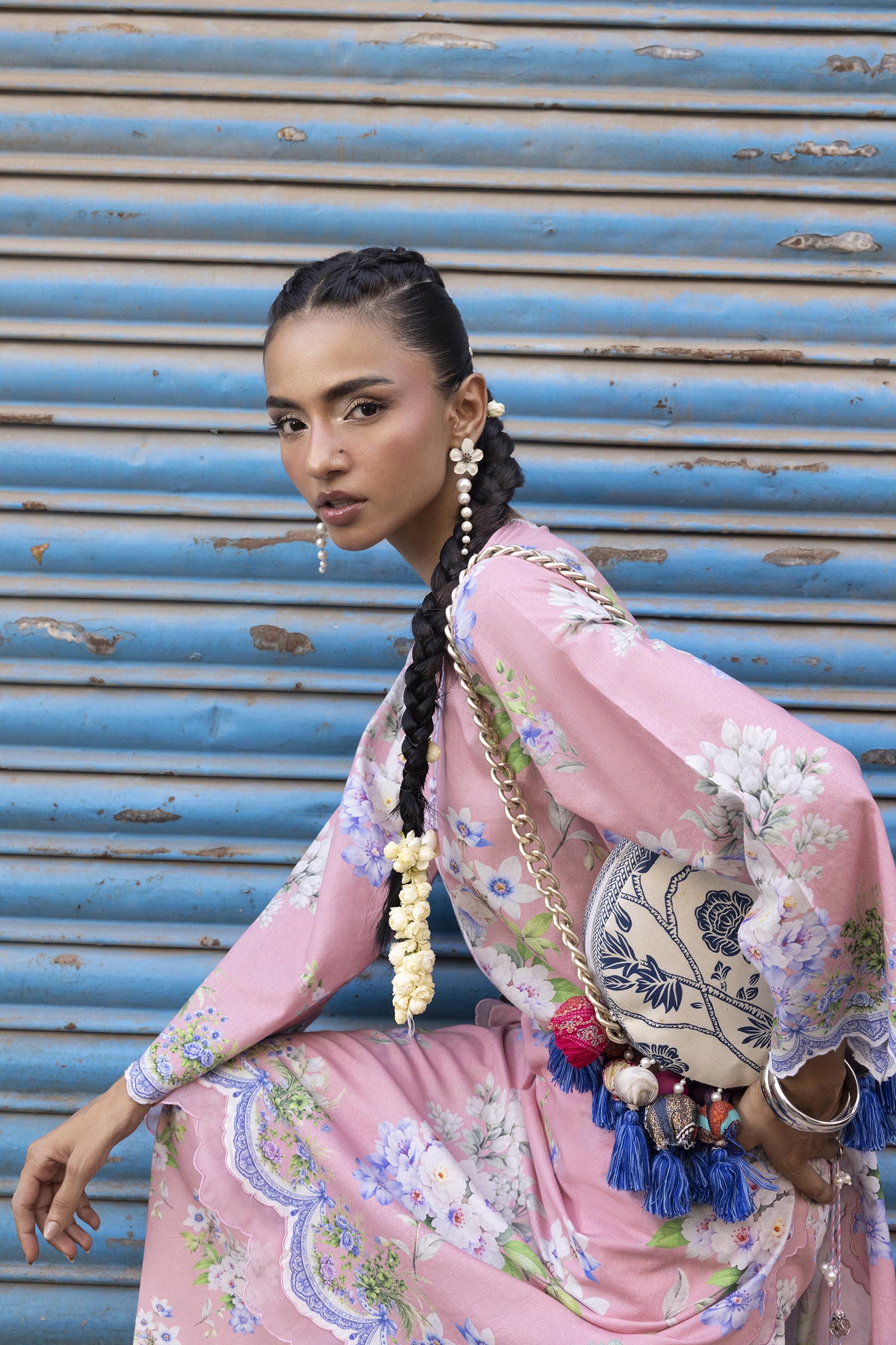 Unstitched Printed 2 Piece Lawn Suit
