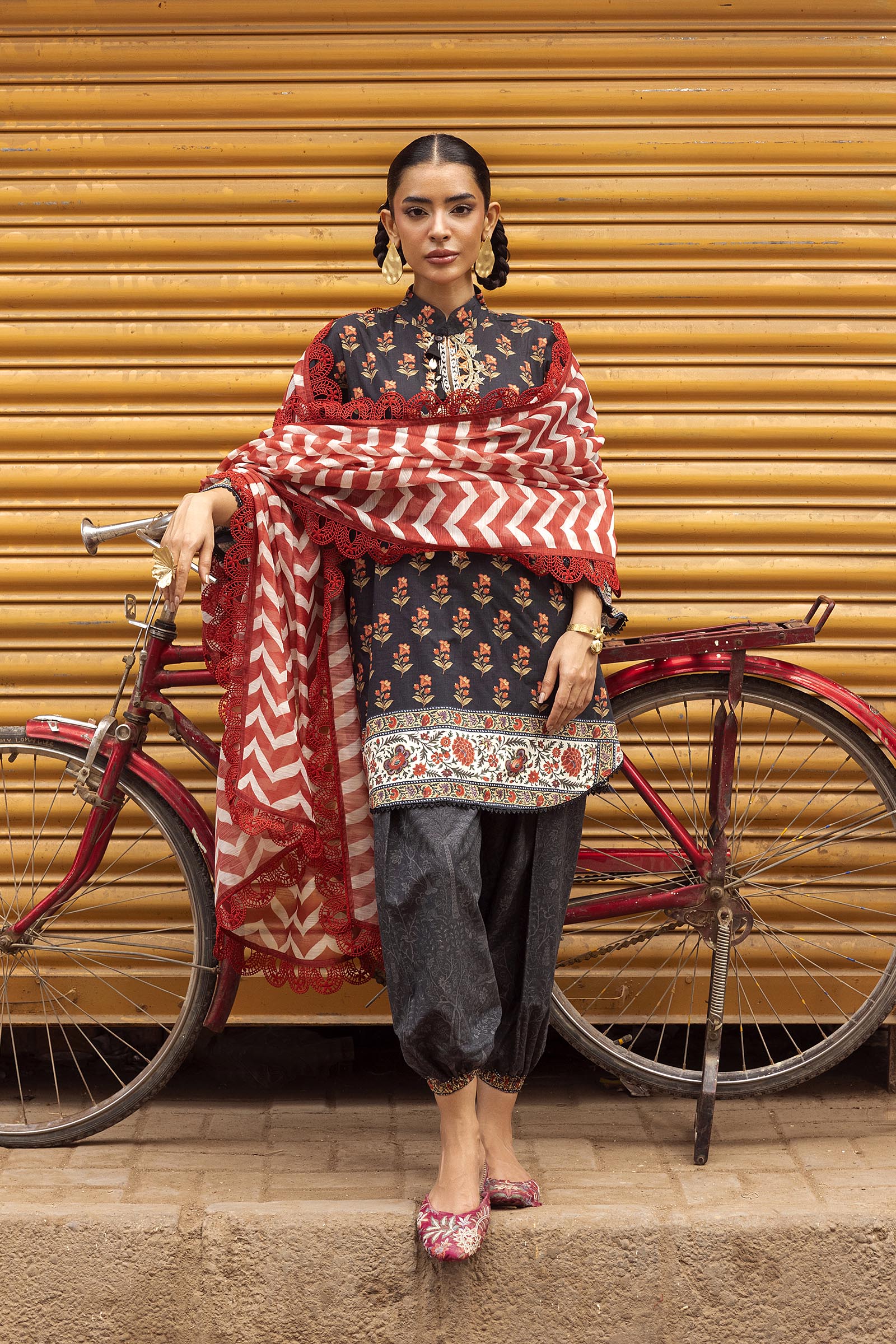 Unstitched Printed 3 Piece Lawn Suit