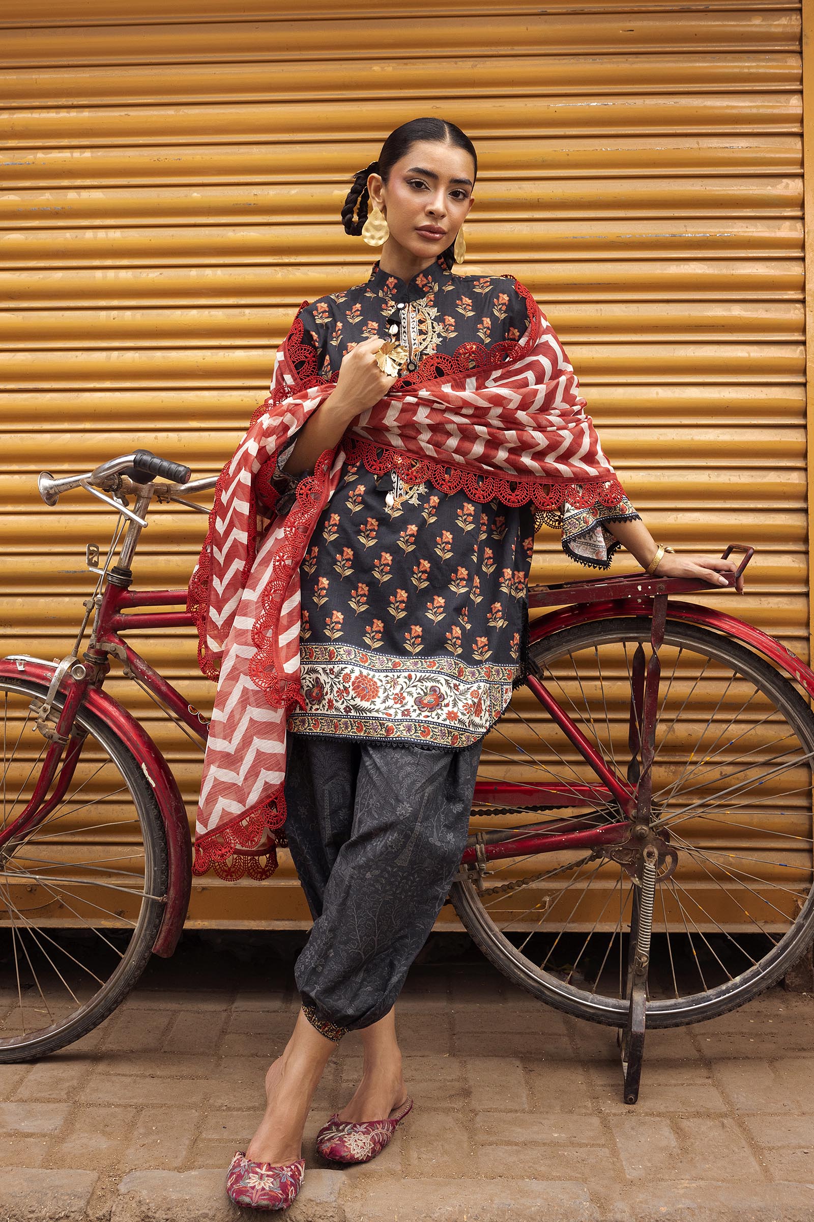Unstitched Printed 3 Piece Lawn Suit