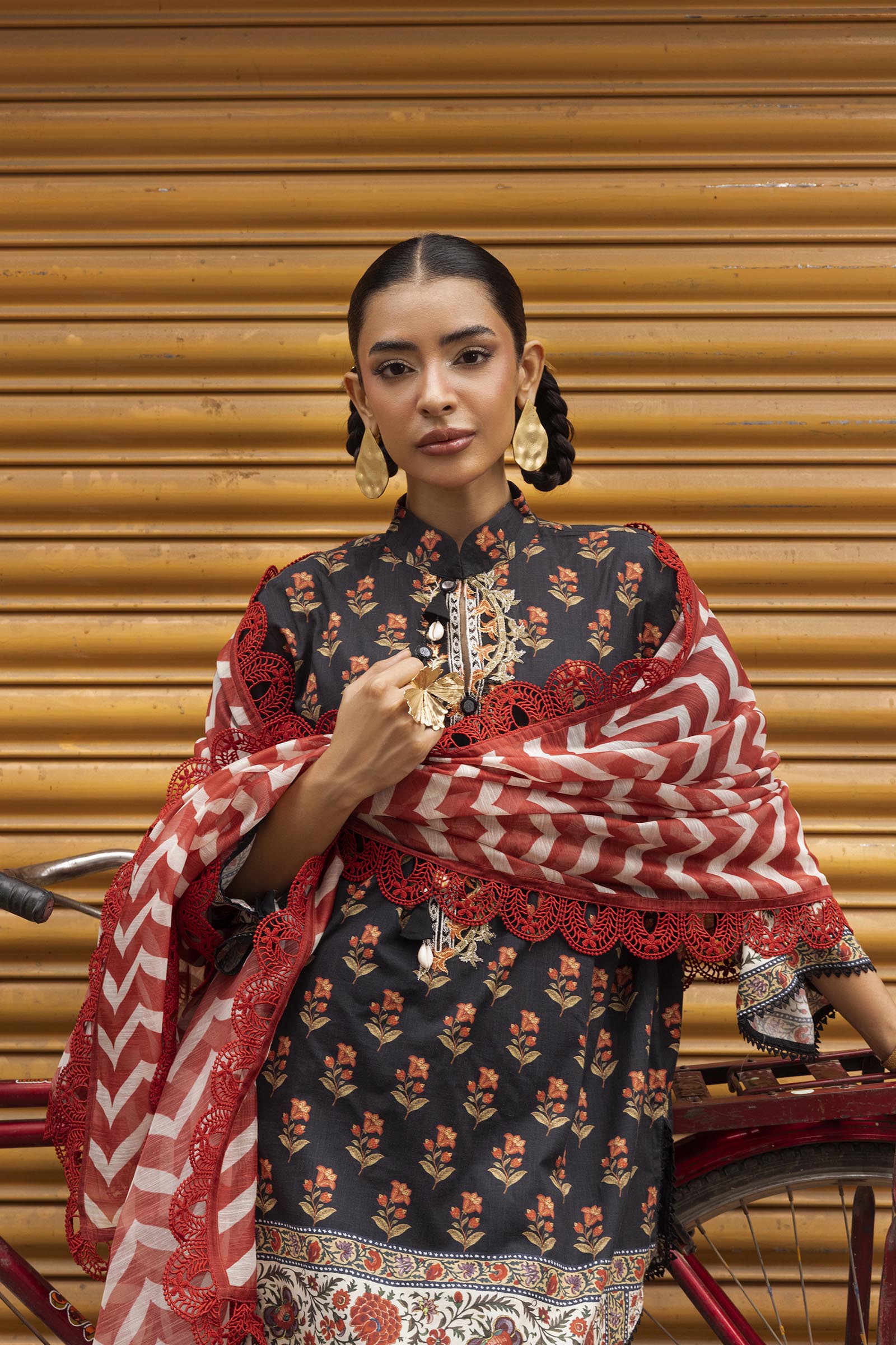 Unstitched Printed 3 Piece Lawn Suit