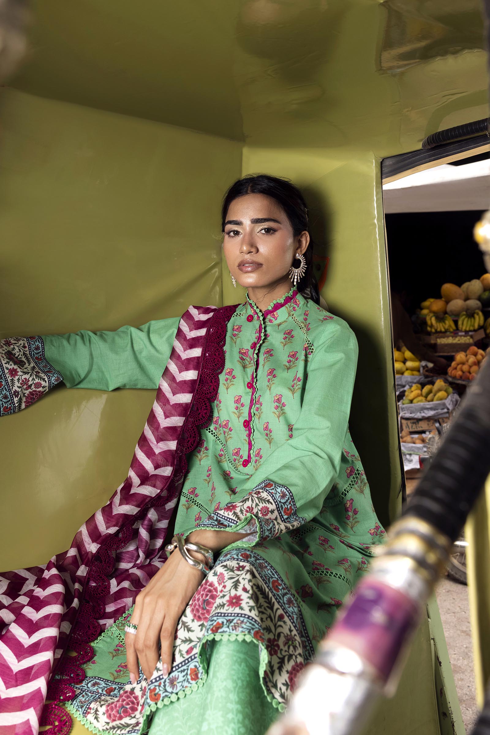 Unstitched Printed 3 Piece Lawn Suit