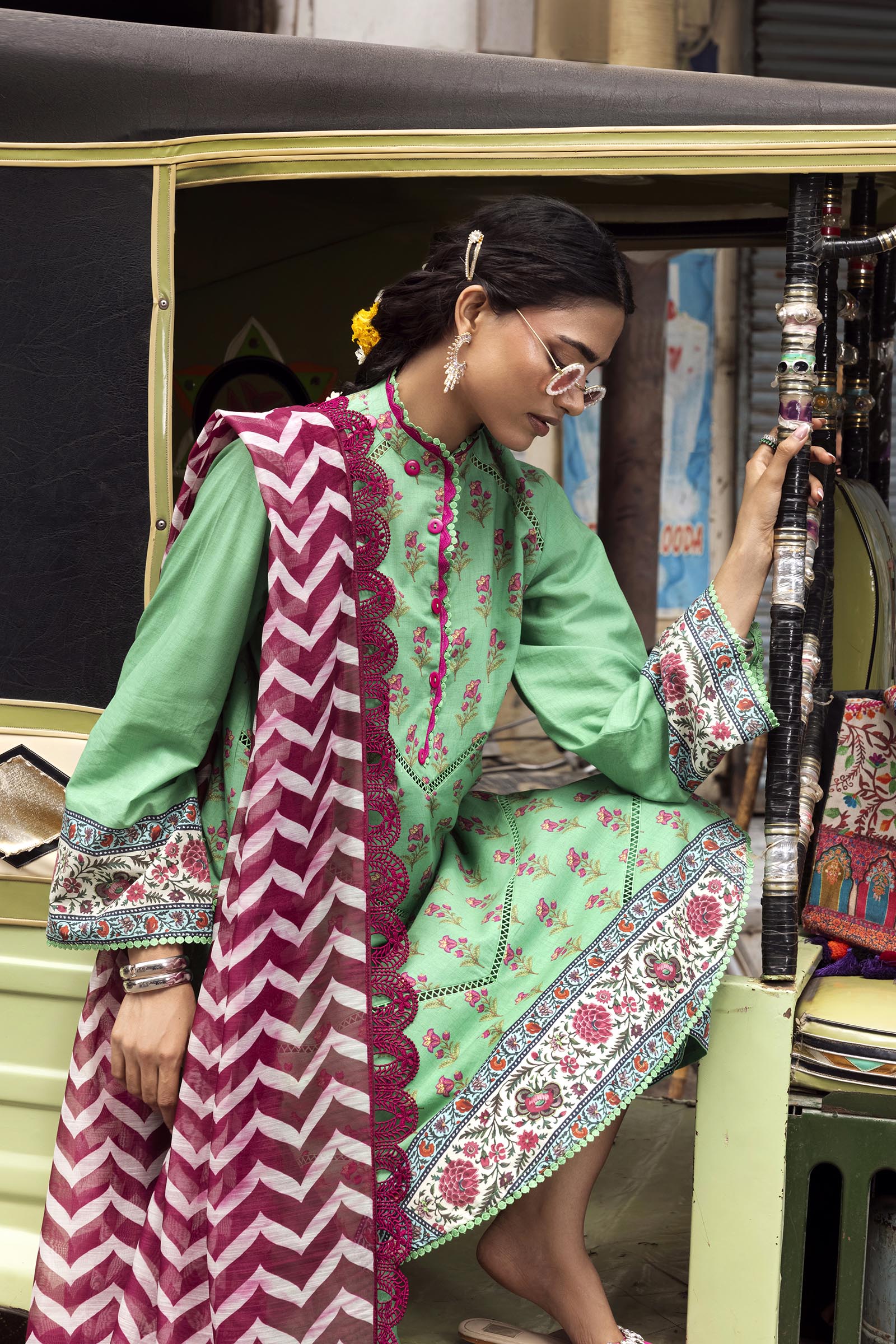 Unstitched Printed 3 Piece Lawn Suit