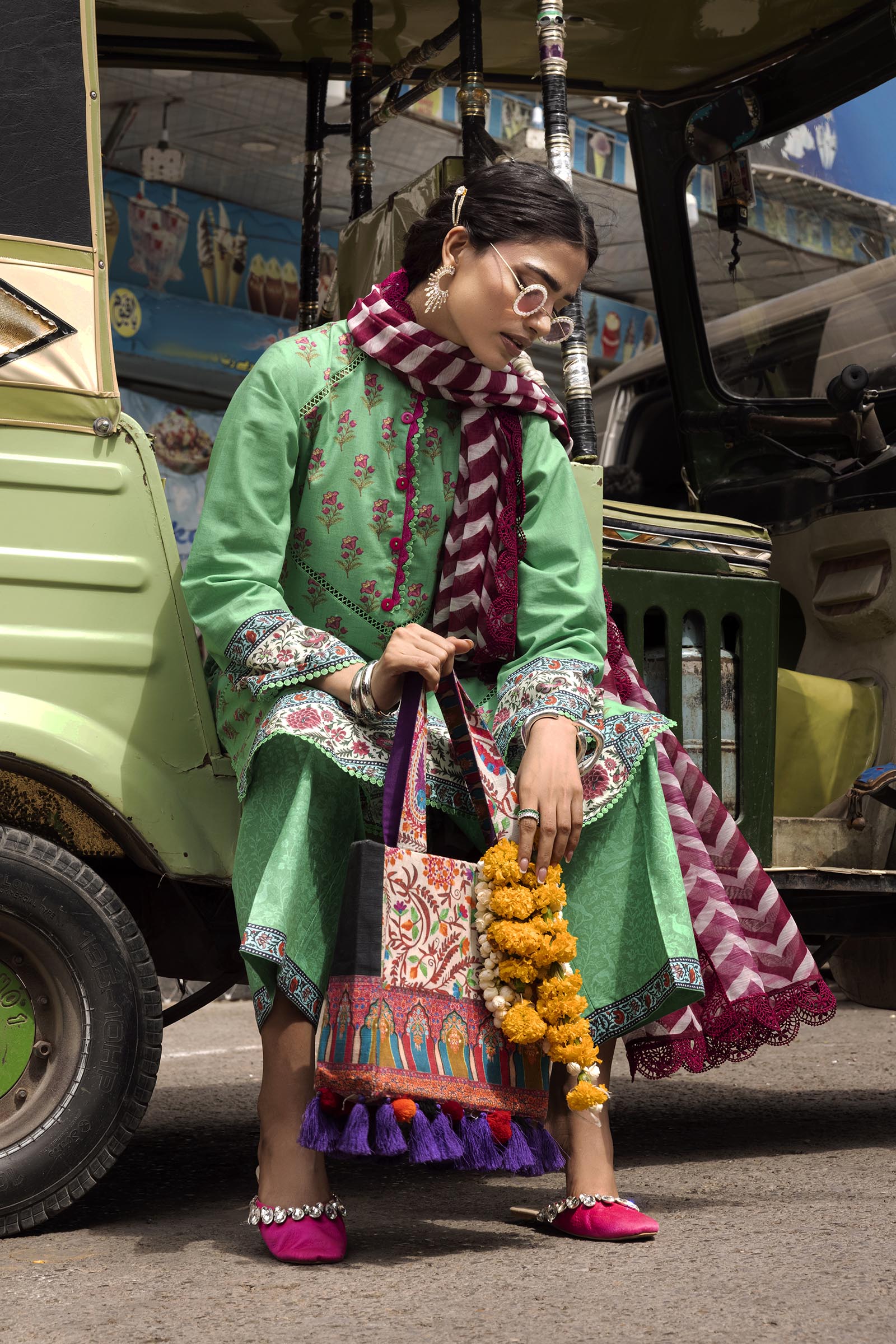 Unstitched Printed 3 Piece Lawn Suit