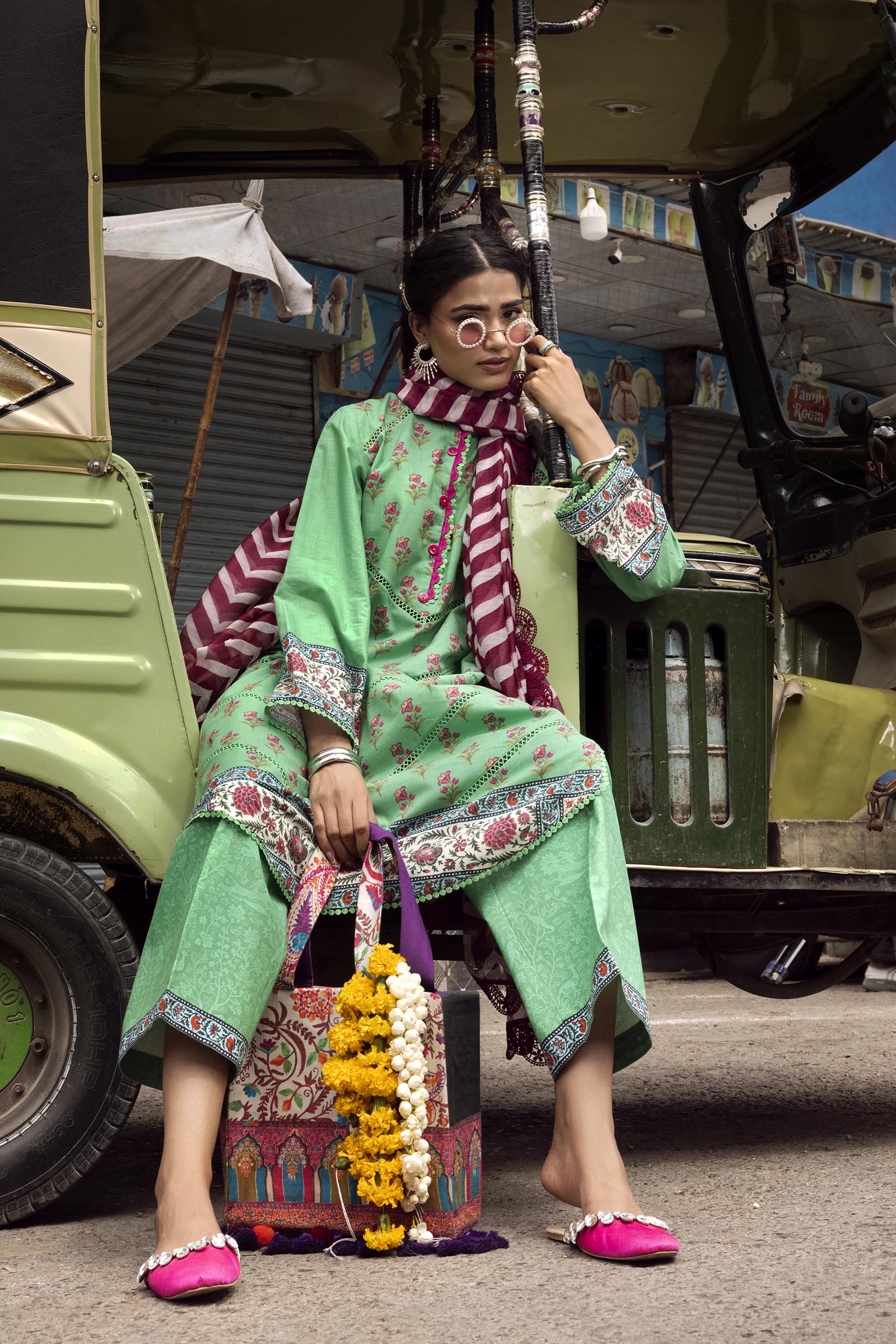 Unstitched Printed 3 Piece Lawn Suit