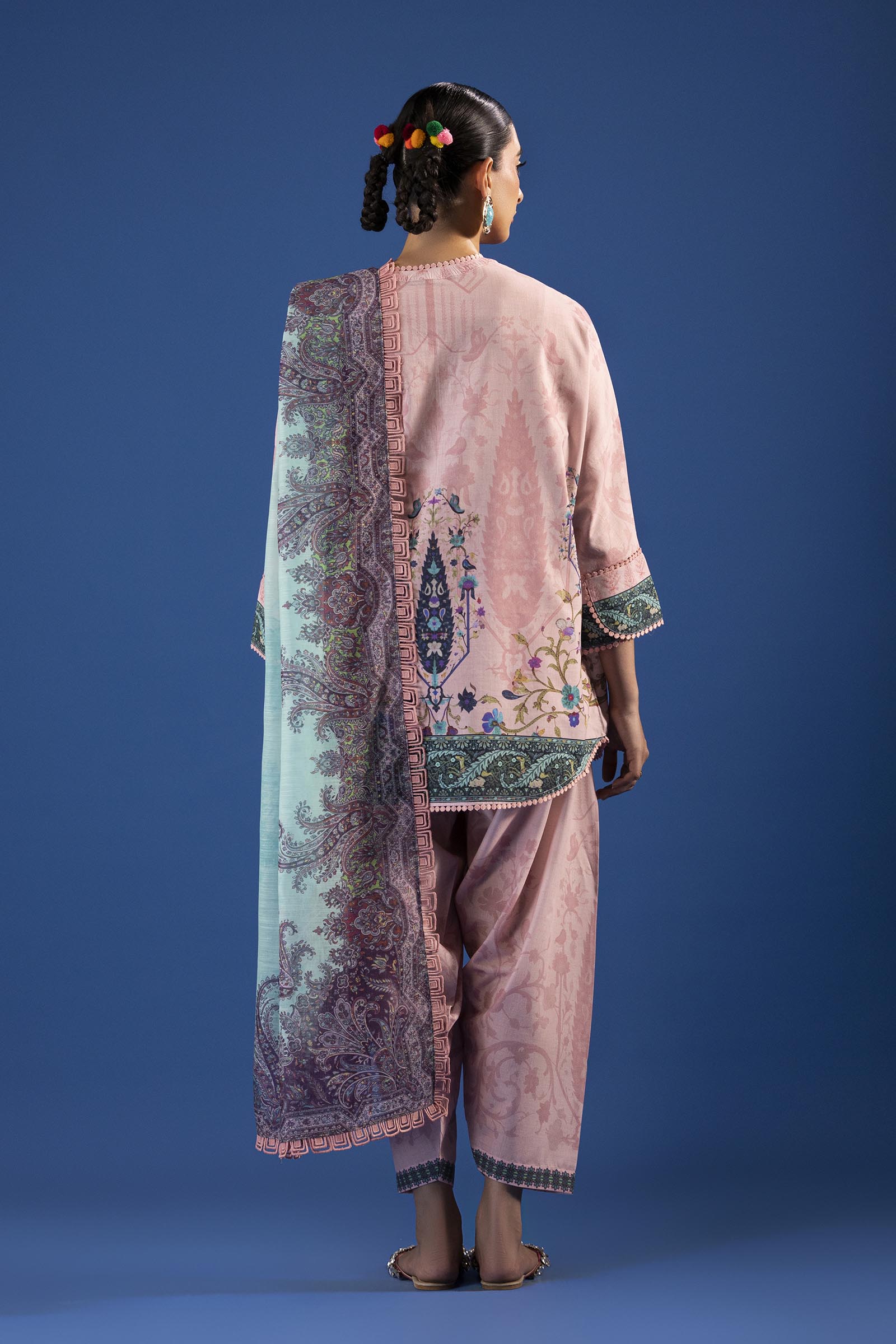 Unstitched Printed 3 Piece Lawn Suit