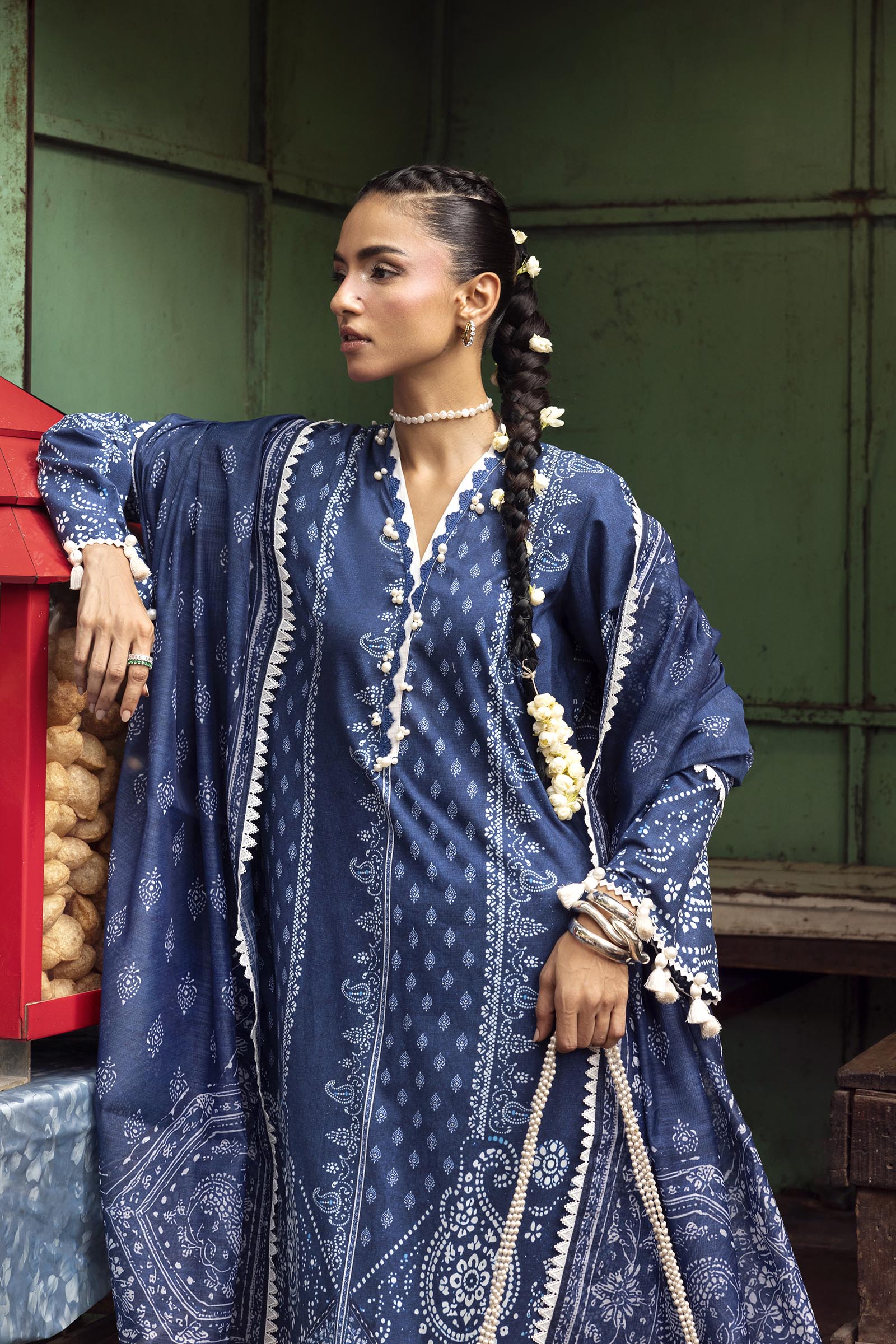 Unstitched Printed 2 Piece Lawn Suit