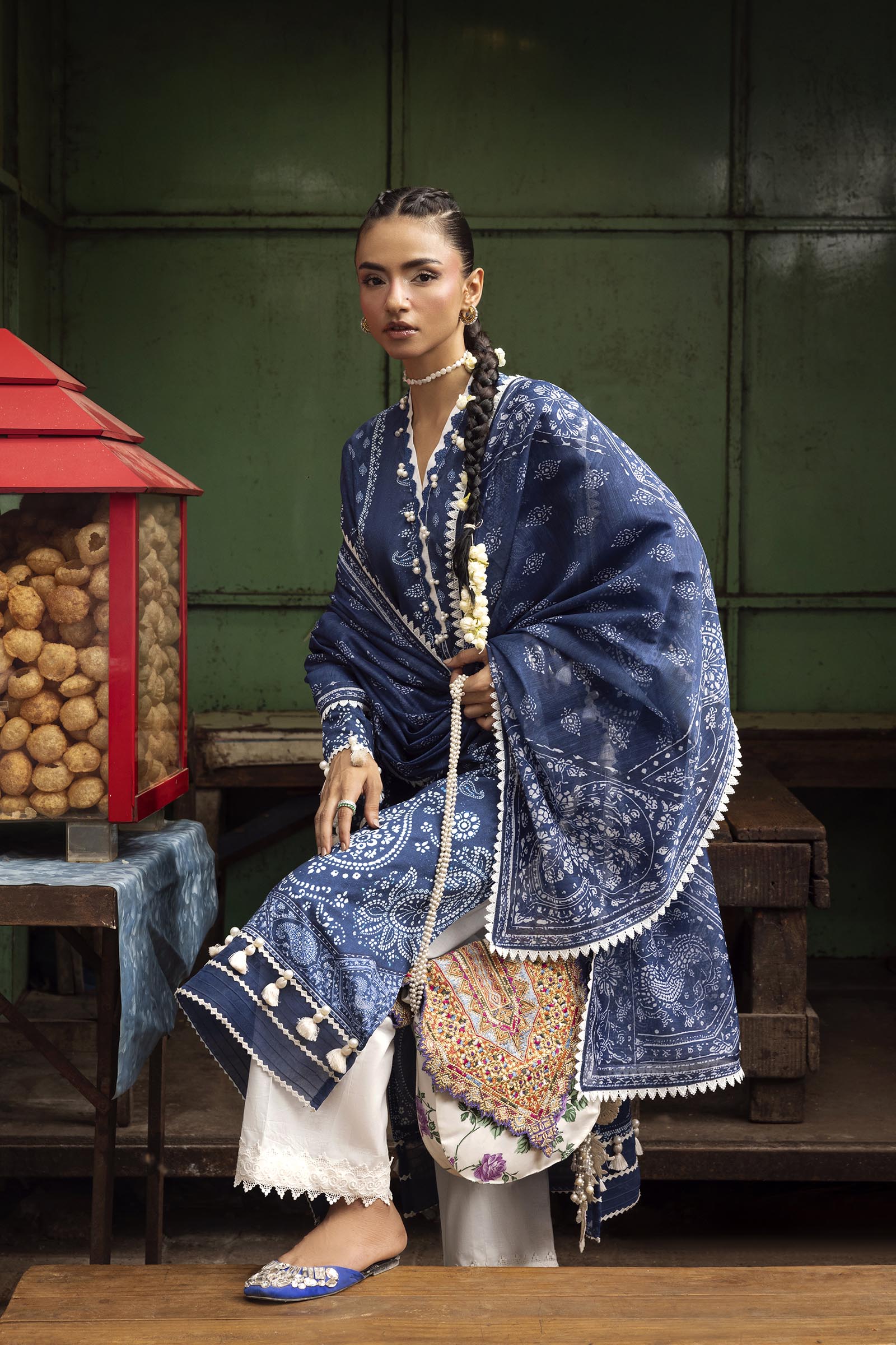 Unstitched Printed 2 Piece Lawn Suit