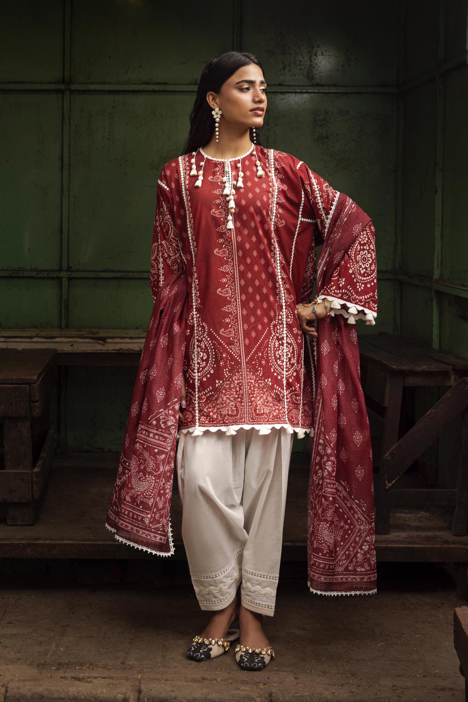 Unstitched Printed 2 Piece Lawn Suit