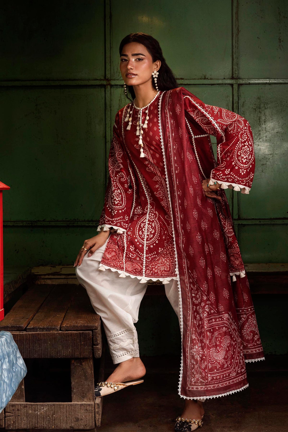 Unstitched Printed 2 Piece Lawn Suit