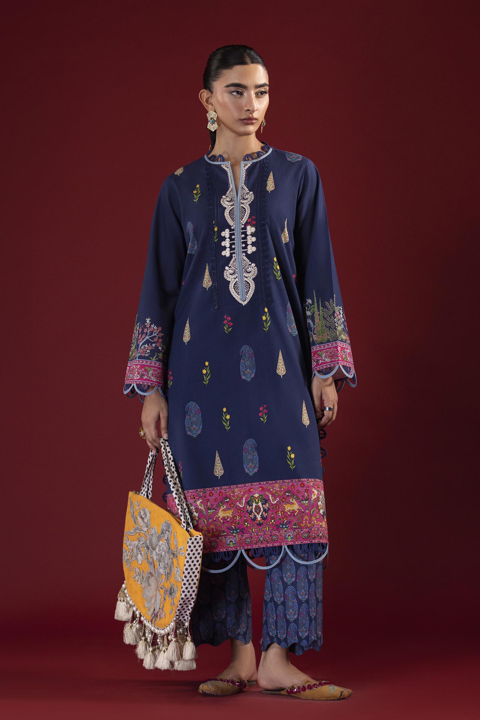 Unstitched Printed 2 Piece Lawn Suit