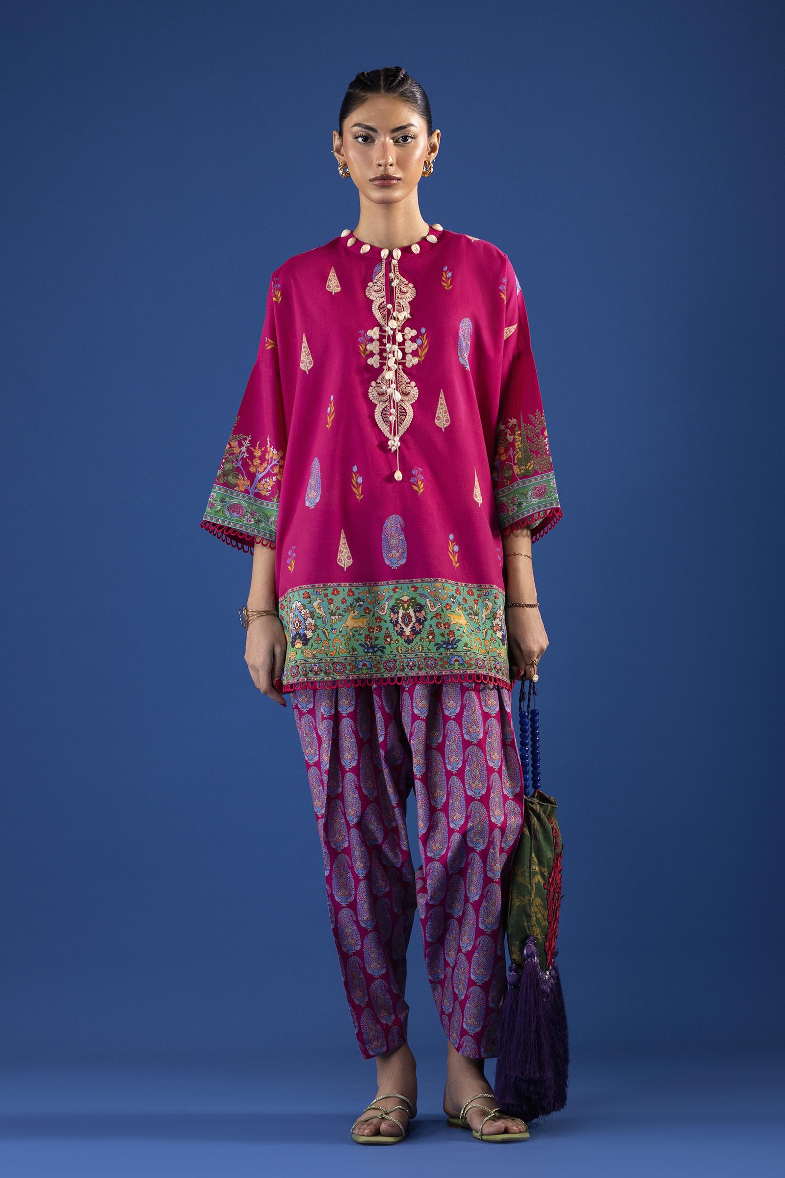 Unstitched Printed 2 Piece Lawn Suit