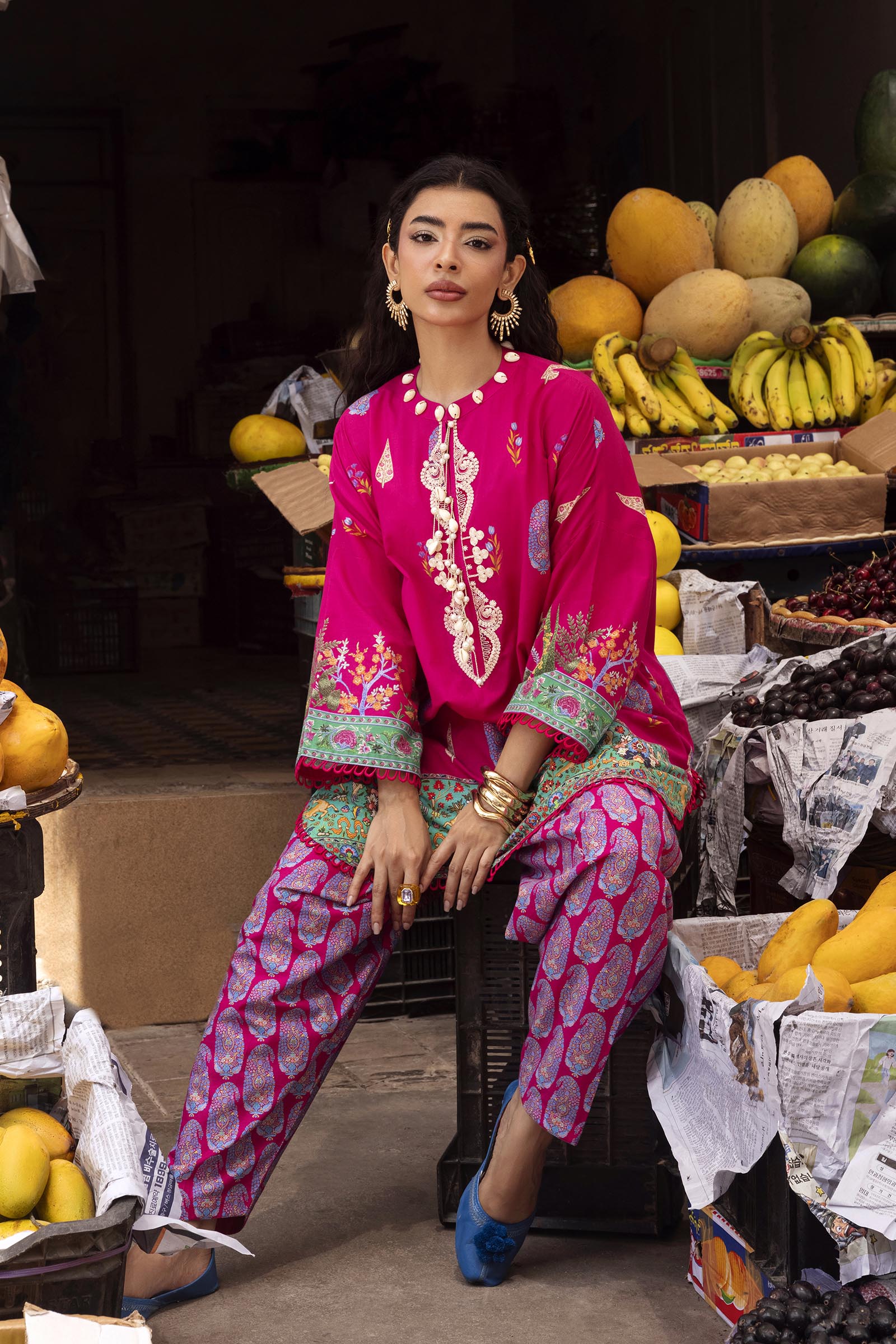 Unstitched Printed 2 Piece Lawn Suit