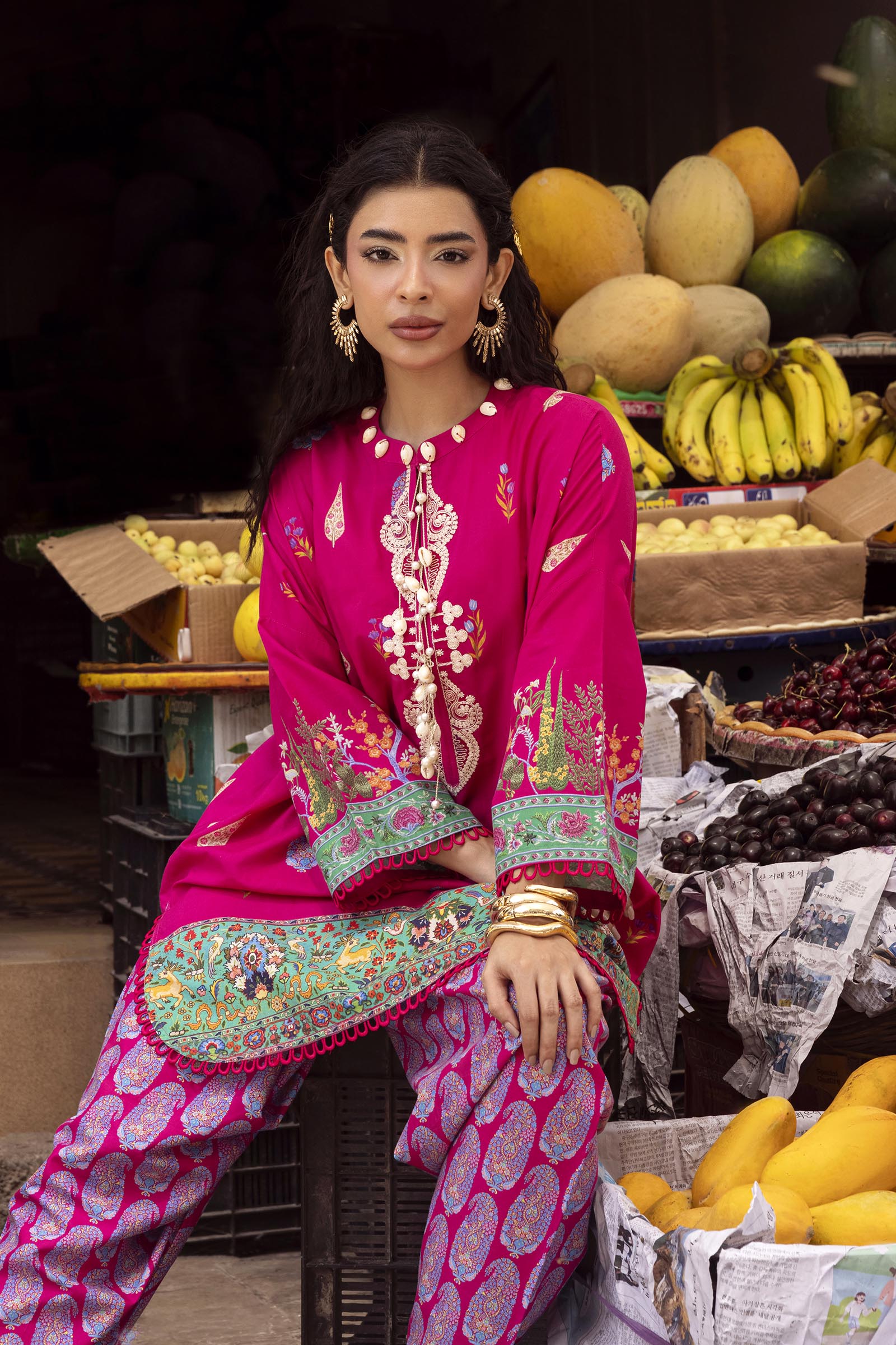 Unstitched Printed 2 Piece Lawn Suit