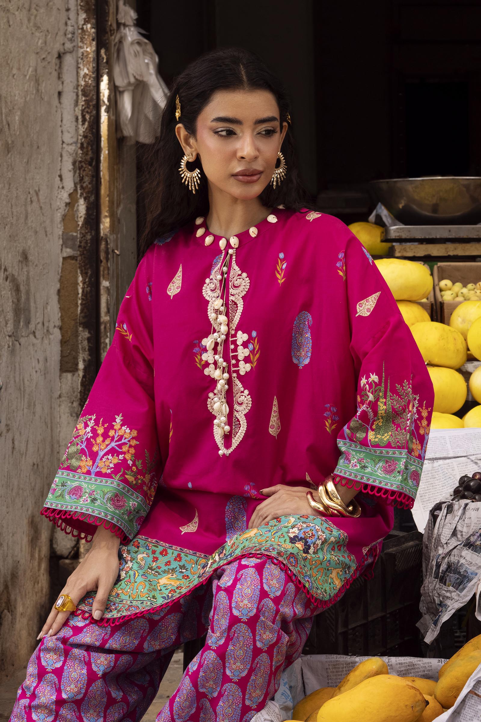 Unstitched Printed 2 Piece Lawn Suit