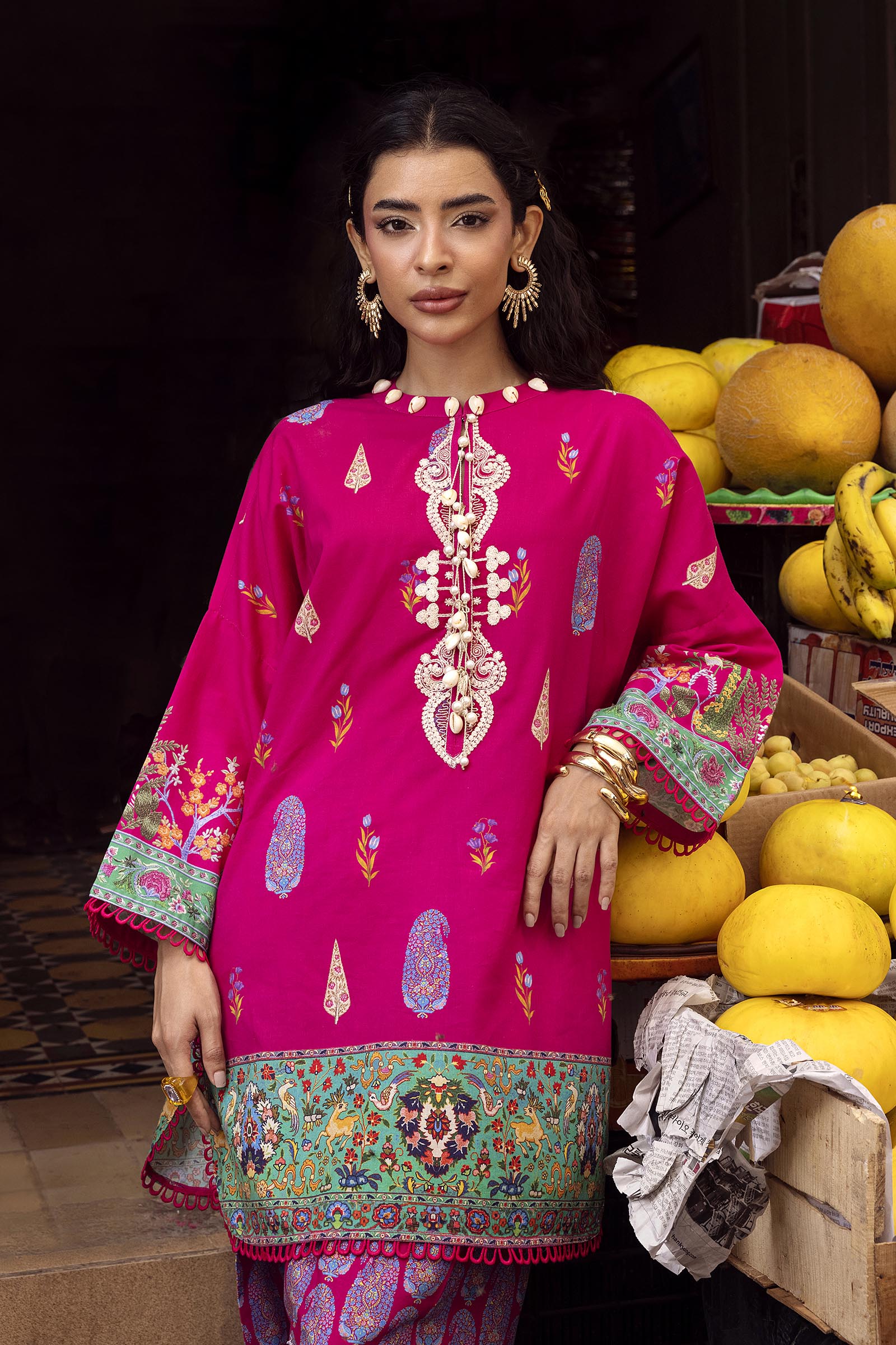 Unstitched Printed 2 Piece Lawn Suit