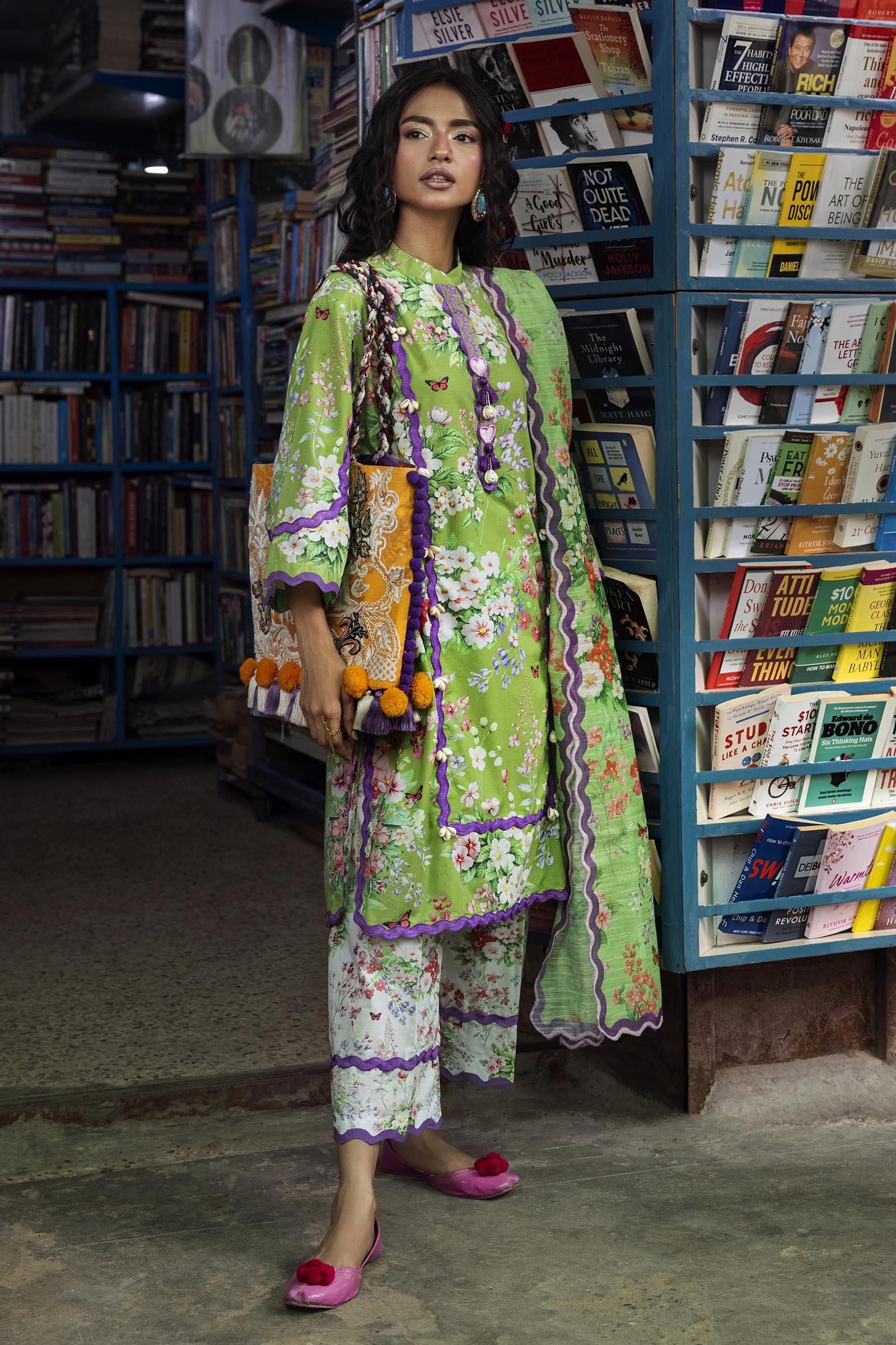 Unstitched Printed 3 Piece Lawn Suit