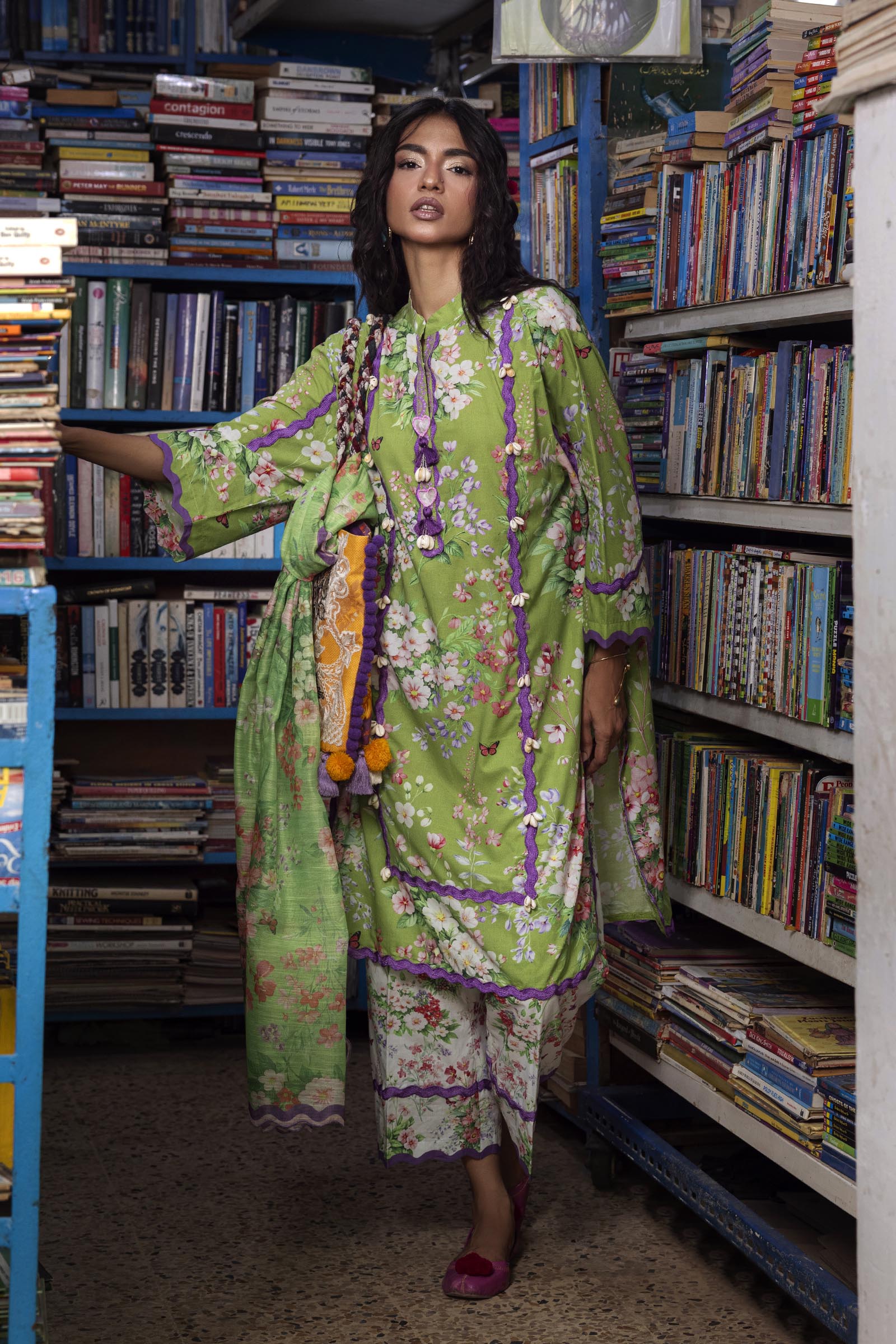 Unstitched Printed 3 Piece Lawn Suit