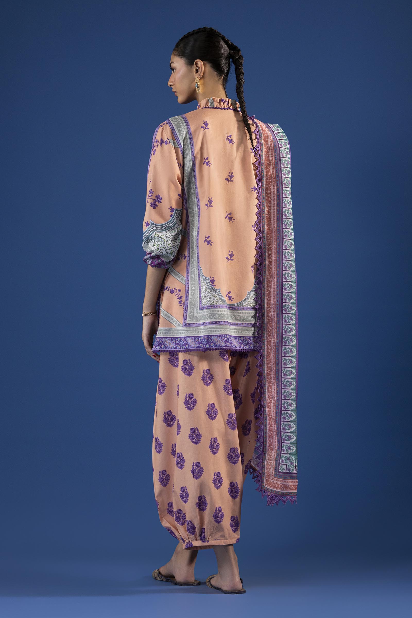 Unstitched Printed 3 Piece Lawn Suit