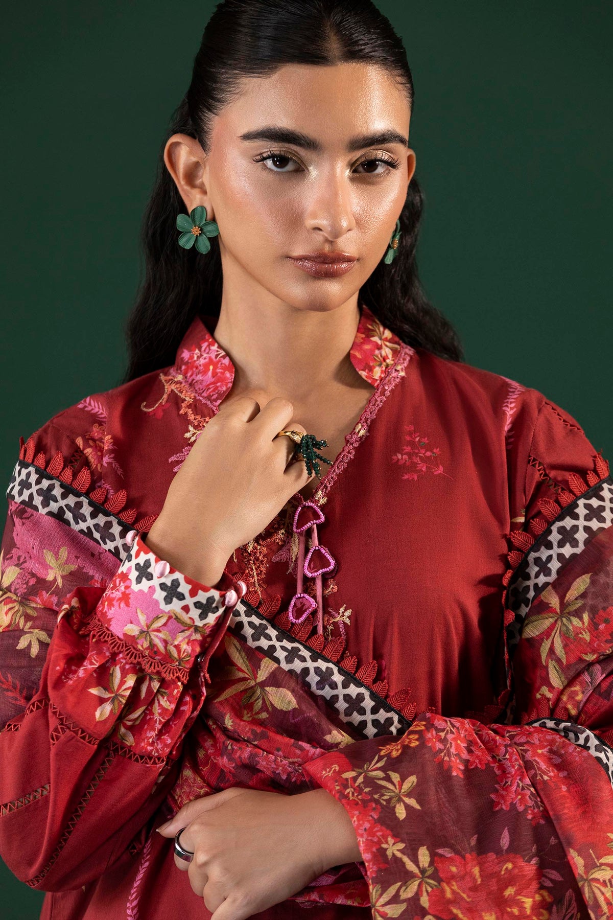 Unstitched Printed 3 Piece Lawn Suit