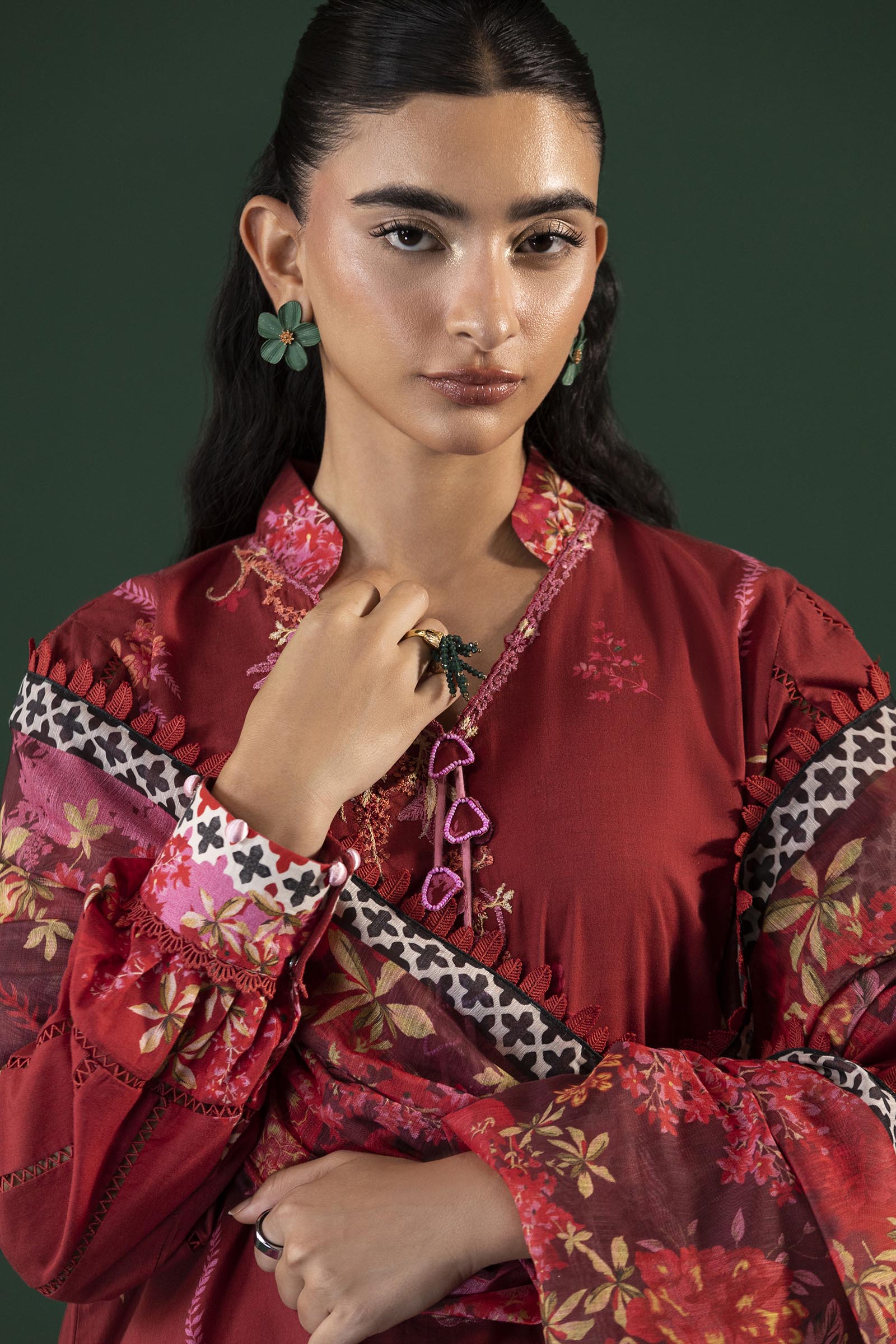 Unstitched Printed 3 Piece Lawn Suit