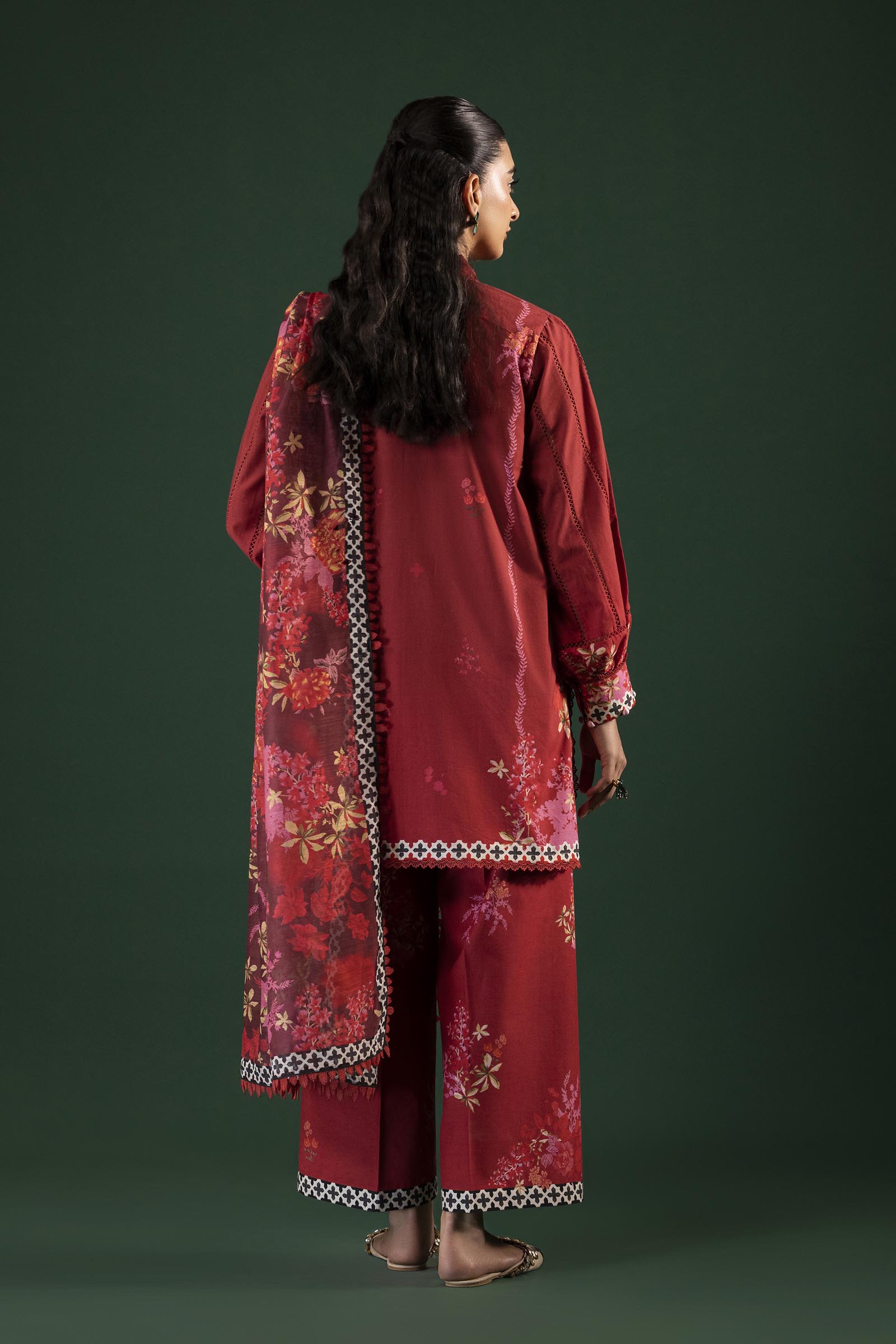 Unstitched Printed 3 Piece Lawn Suit