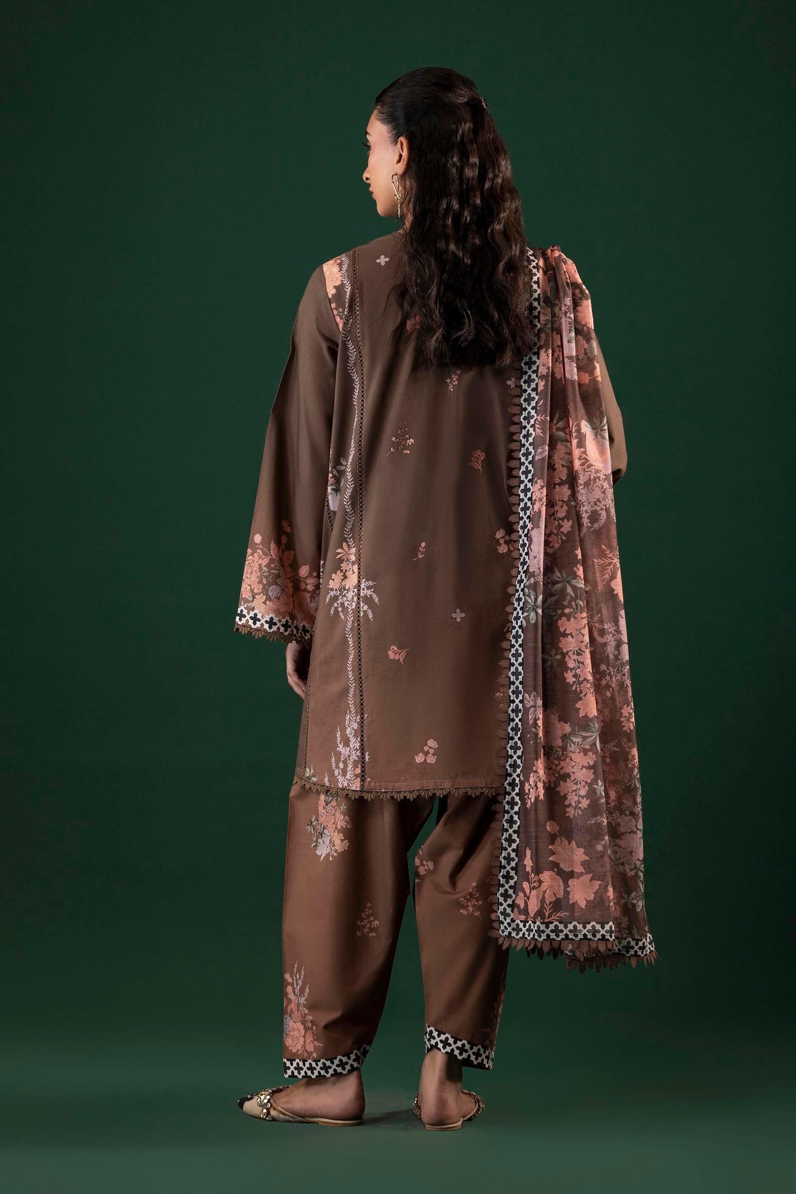 Unstitched Printed 3 Piece Lawn Suit