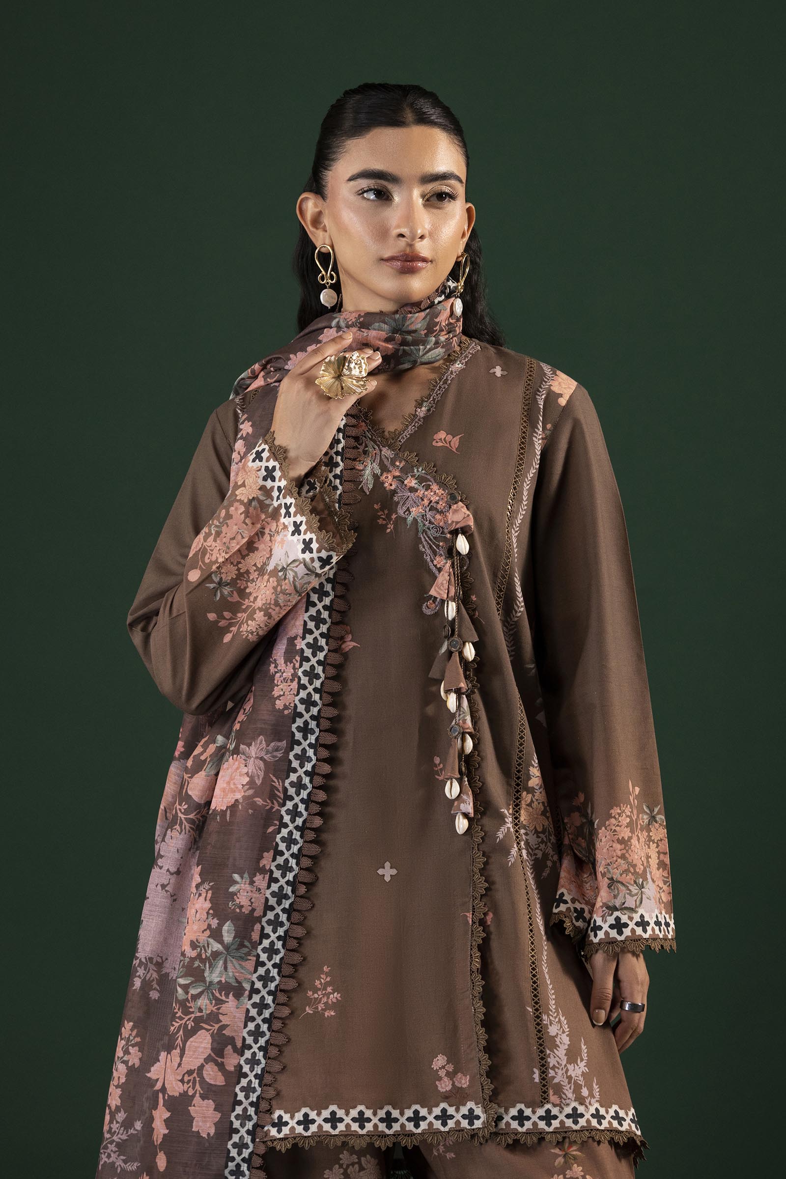 Unstitched Printed 3 Piece Lawn Suit