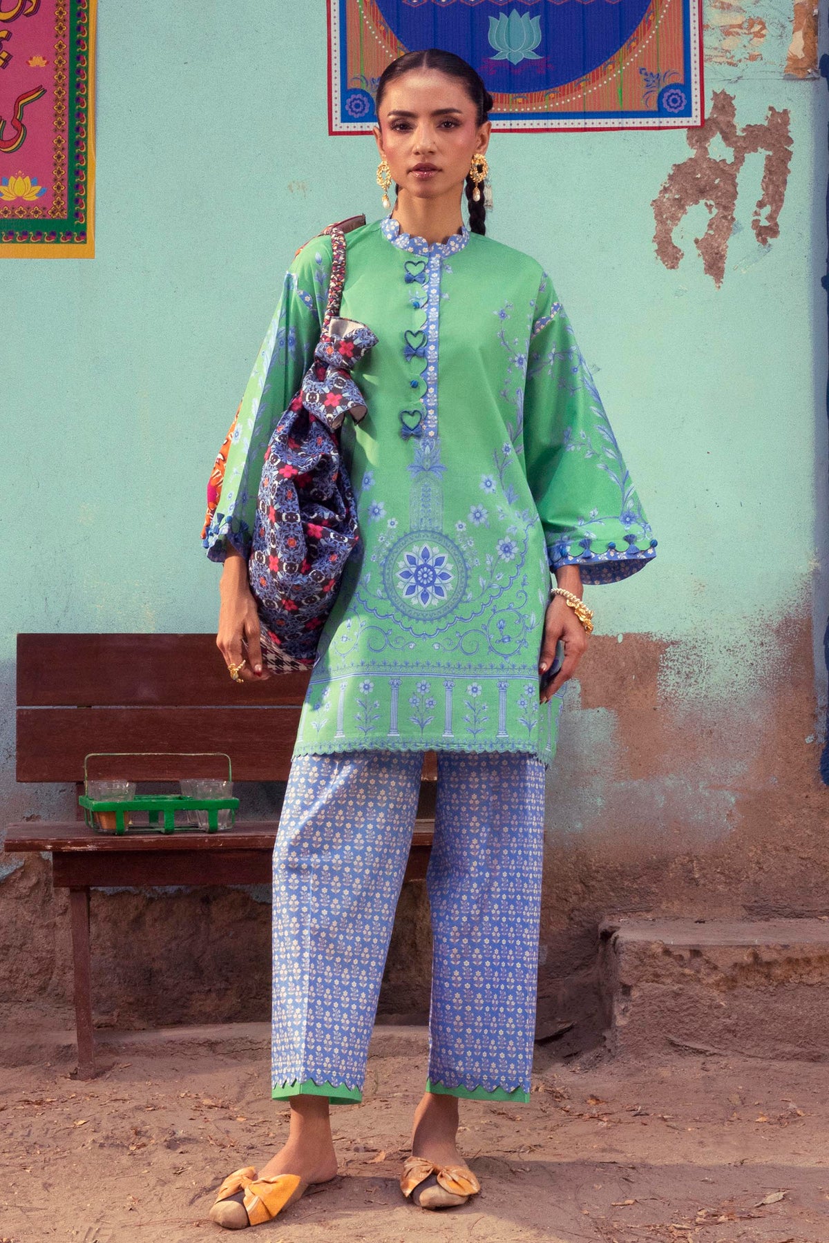 Unstitched Printed 2 Piece Lawn Suit