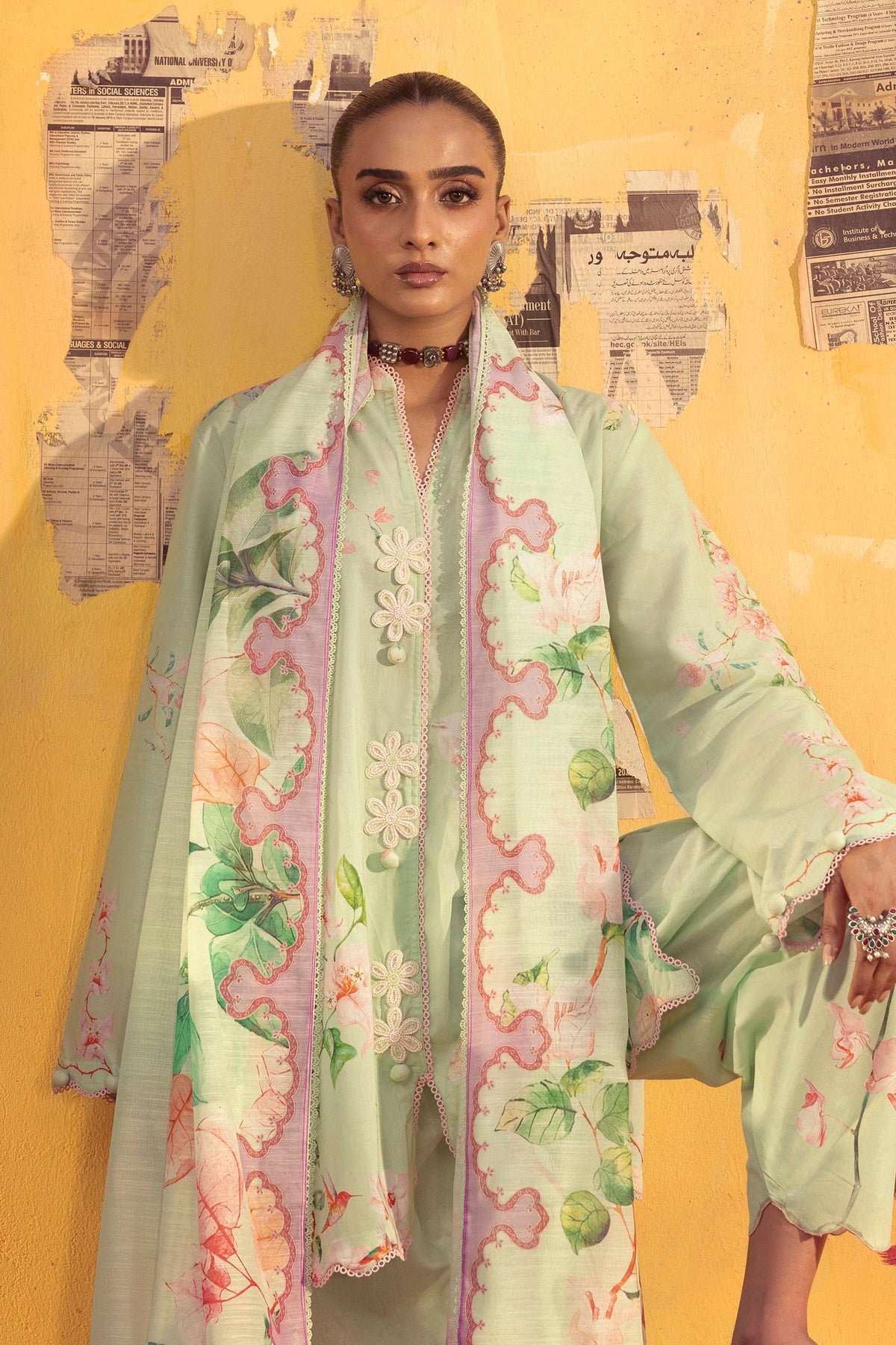 Unstitched Printed 3 Piece Lawn Suit