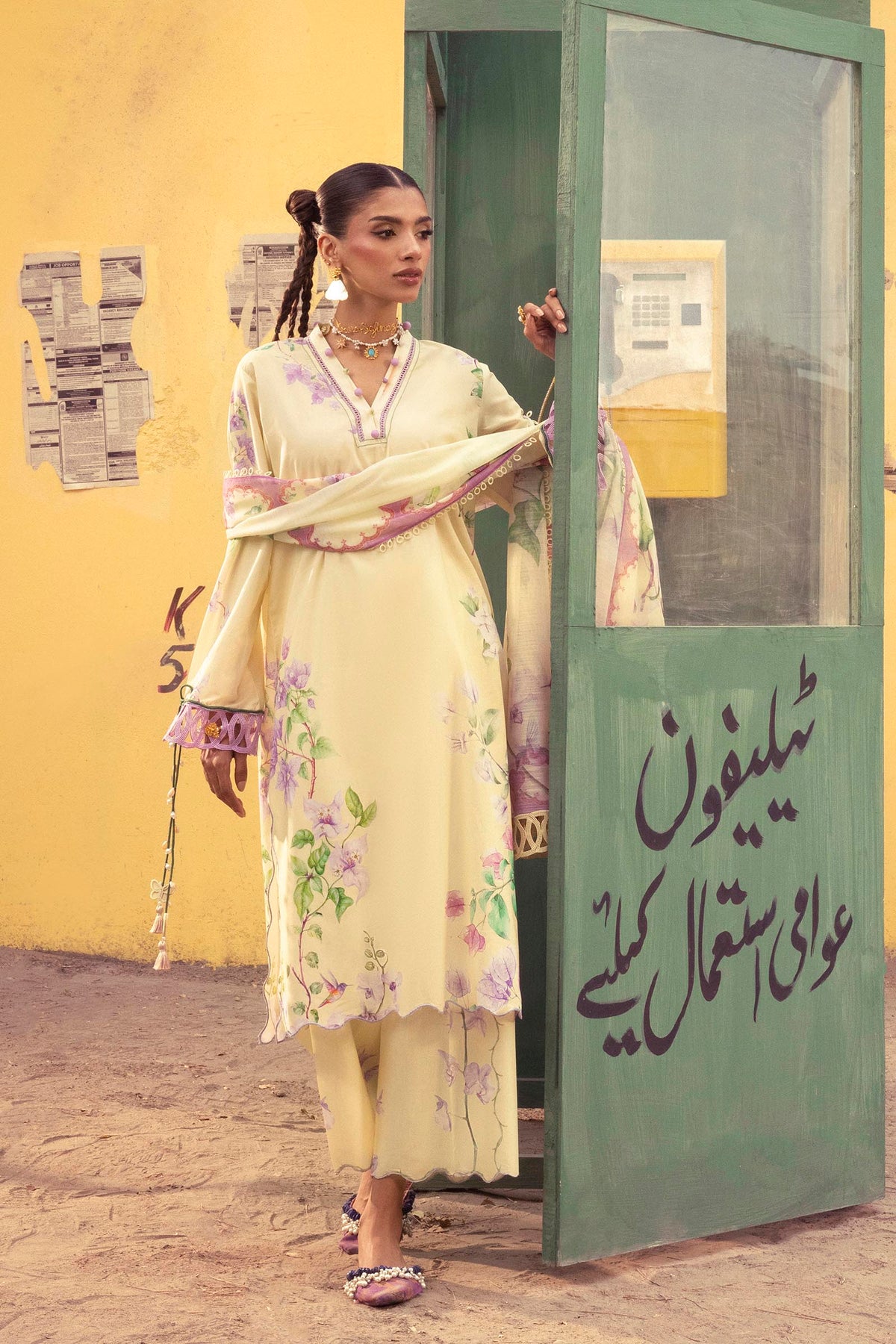 Unstitched Printed 3 Piece Lawn Suit