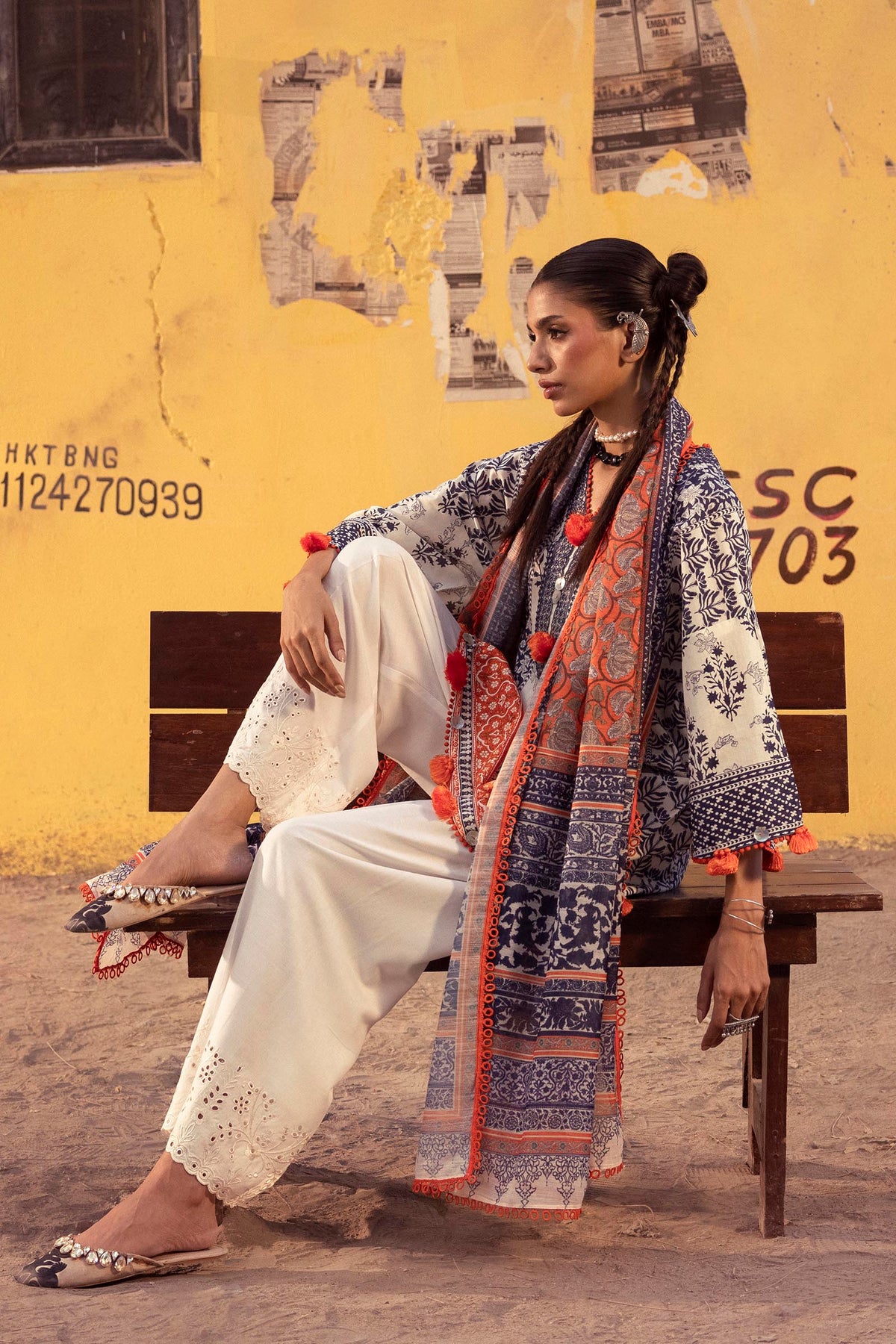 Unstitched Printed 2 Piece Lawn Suit