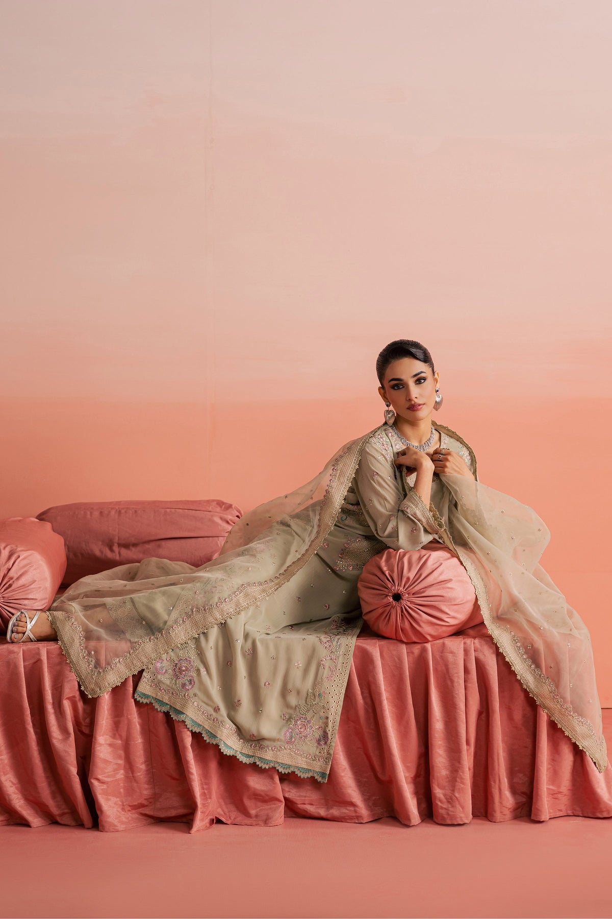 Habeeba 3Pc - Festive Luxe Pret