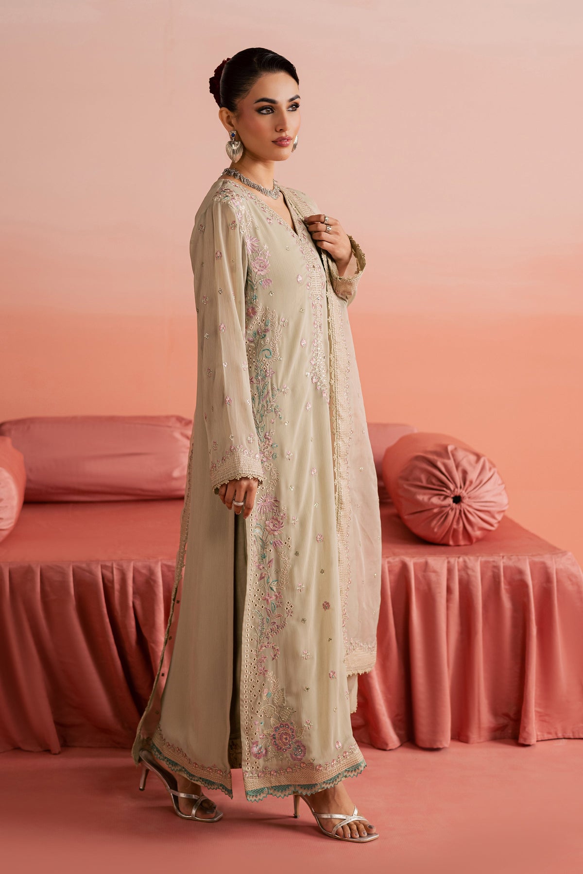 Habeeba 3Pc - Festive Luxe Pret