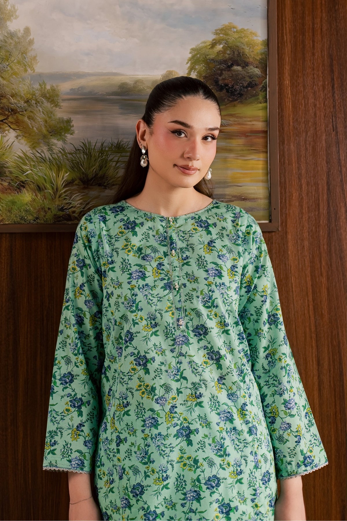Hanna 2Pc - Printed Lawn Dress