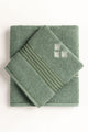 Hedge Greenembroidered Towel