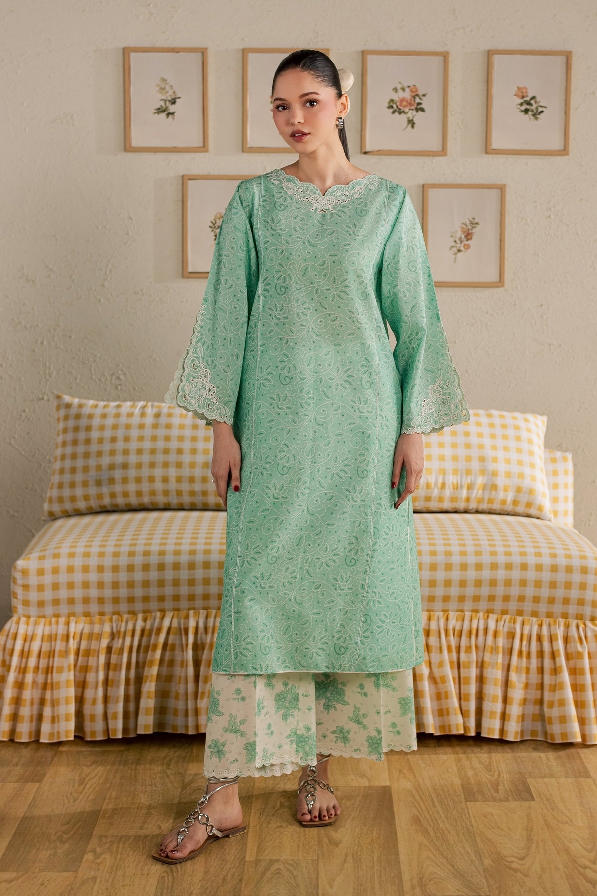Helia 2Pc - Printed Lawn Dress
