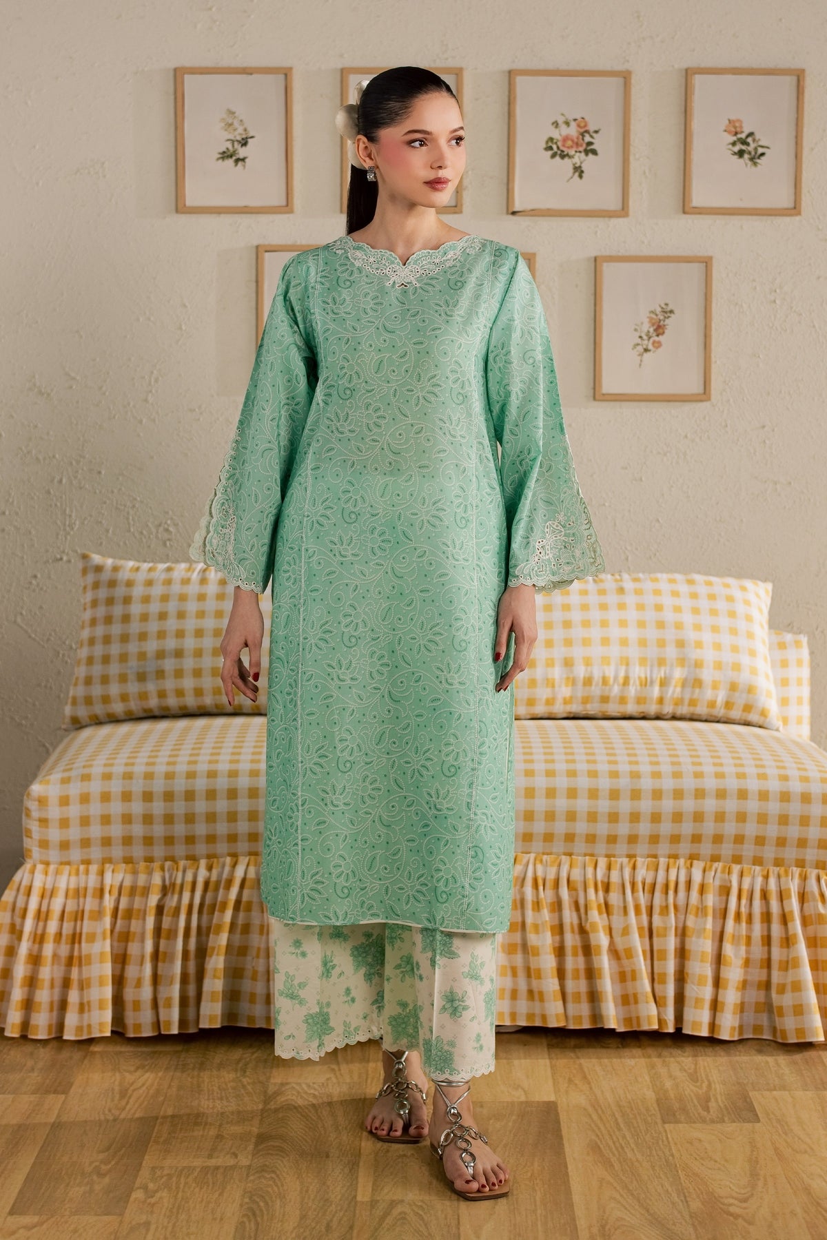 Helia 2Pc - Printed Lawn Dress