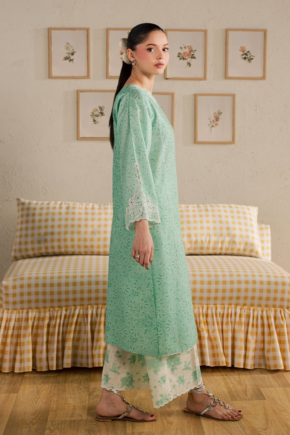 Helia 2Pc - Printed Lawn Dress
